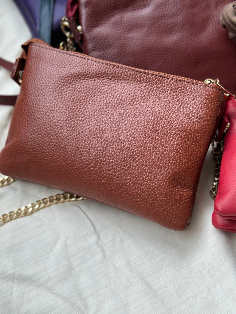 Double Zip Crossbody Bag