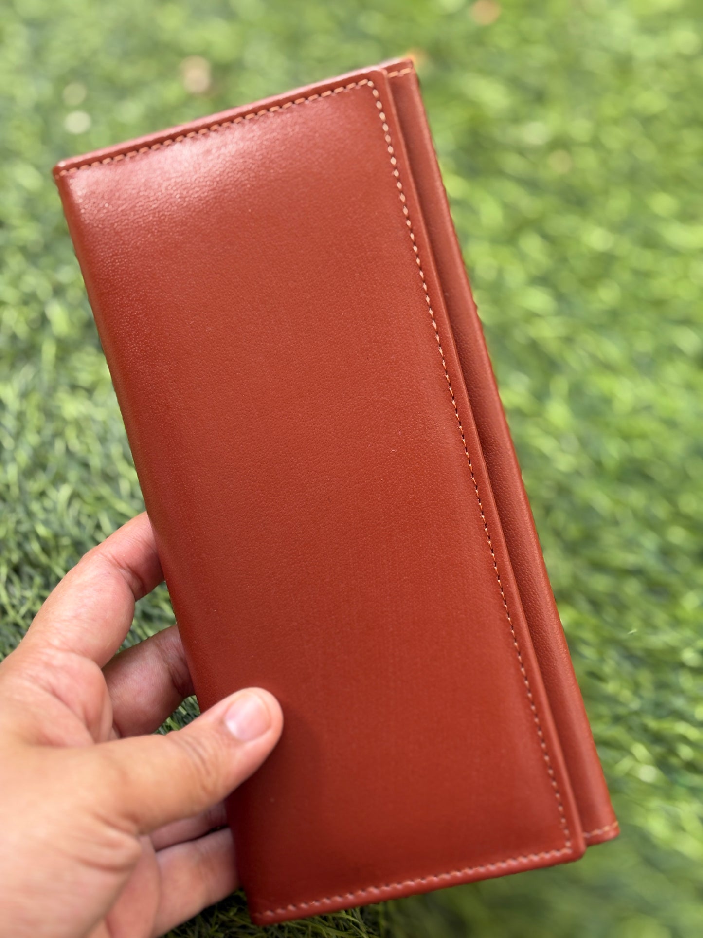 Buttoned Long Wallet