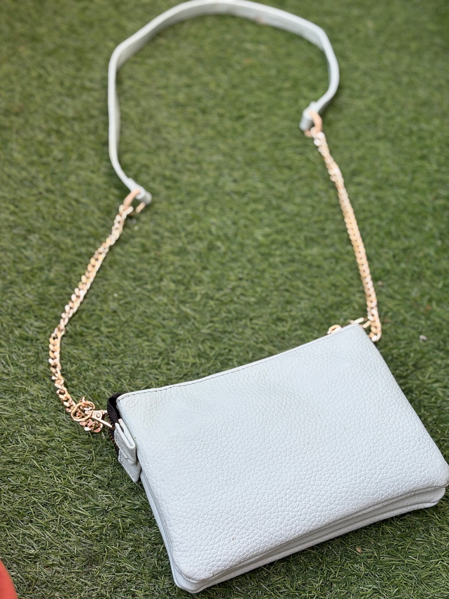 Double Zip Crossbody Bag