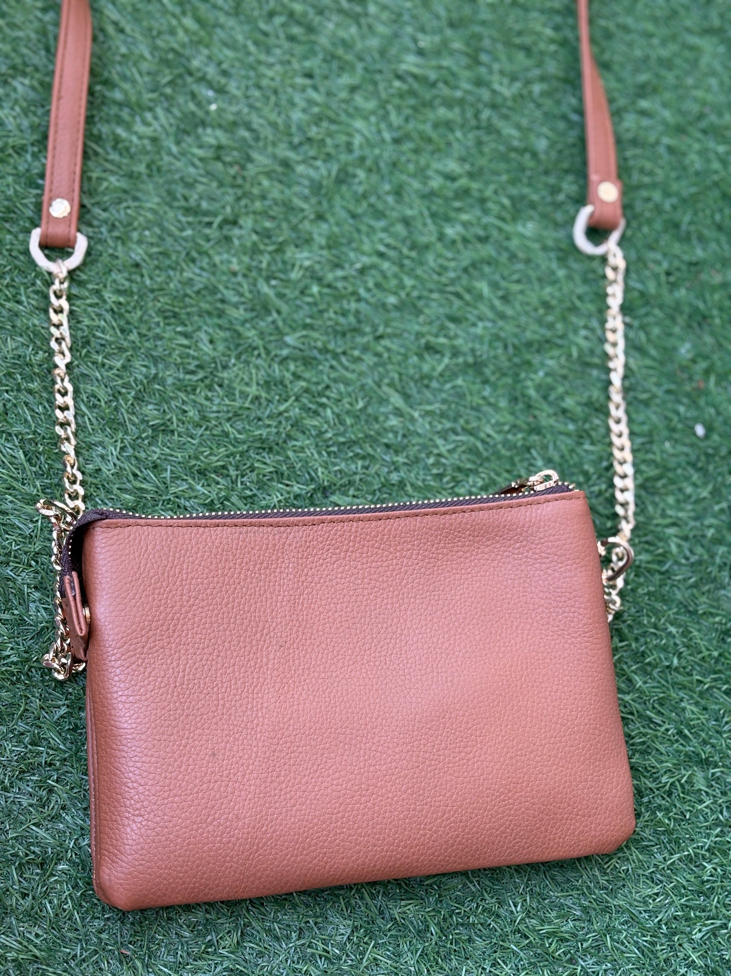Double Zip Crossbody Bag