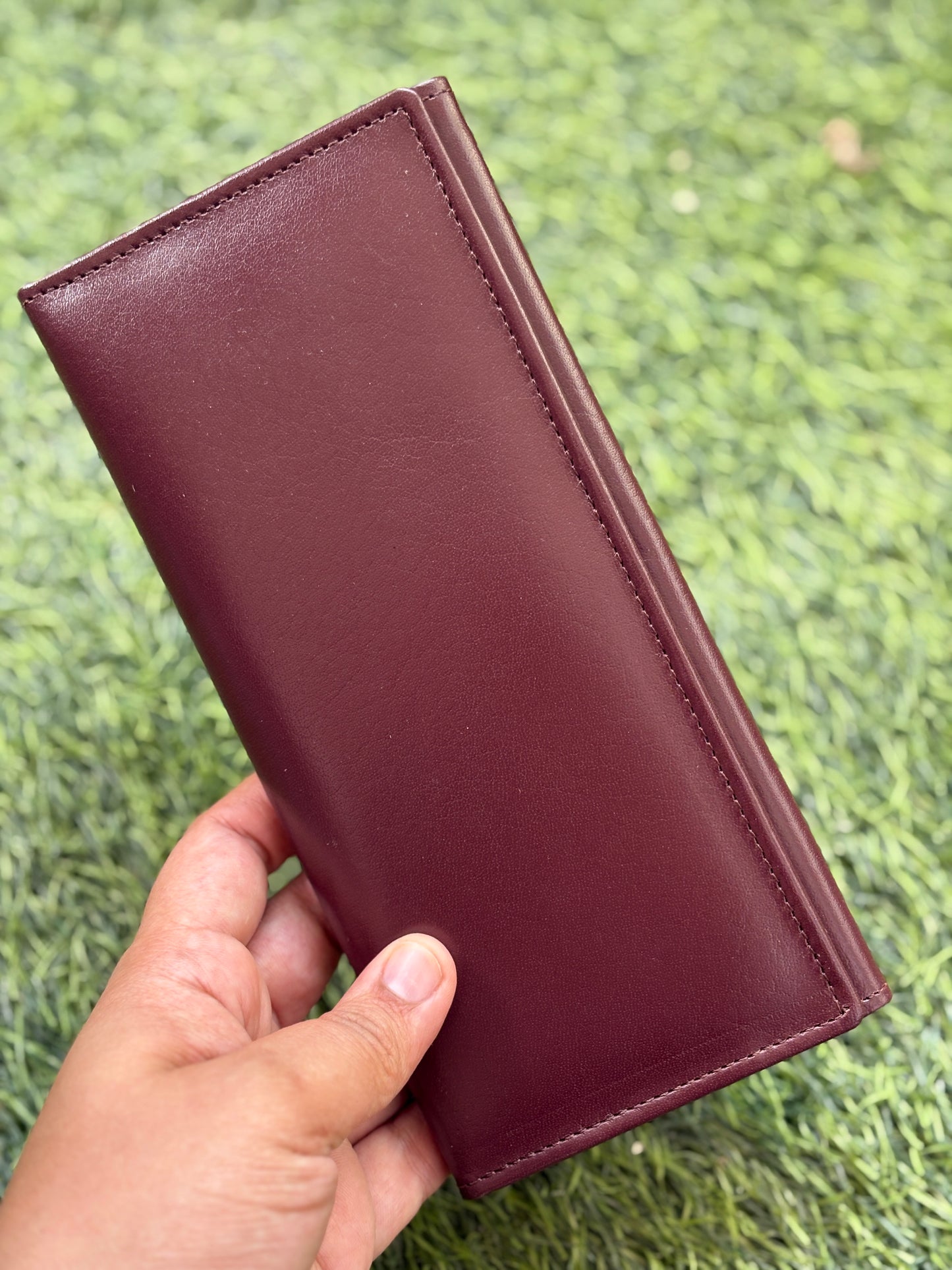 Buttoned Long Wallet