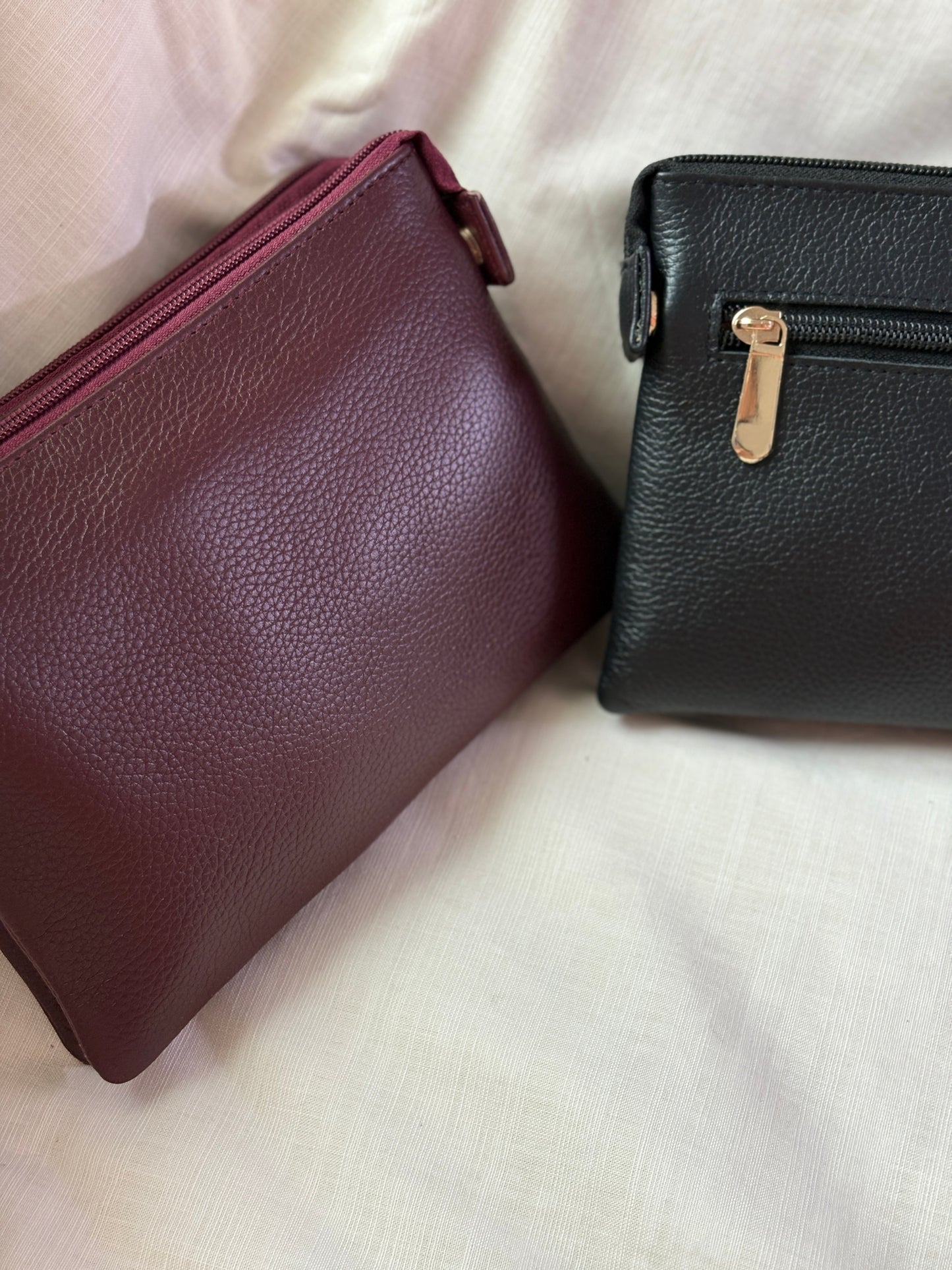 Double Zip Crossbody Bag