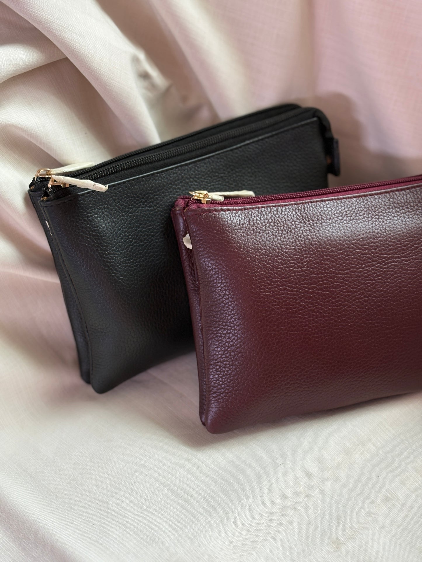 Double Zip Crossbody Bag