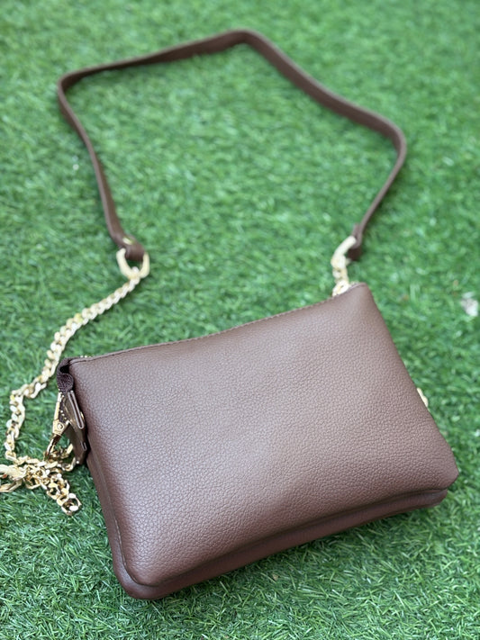 Double Zip Crossbody Bag