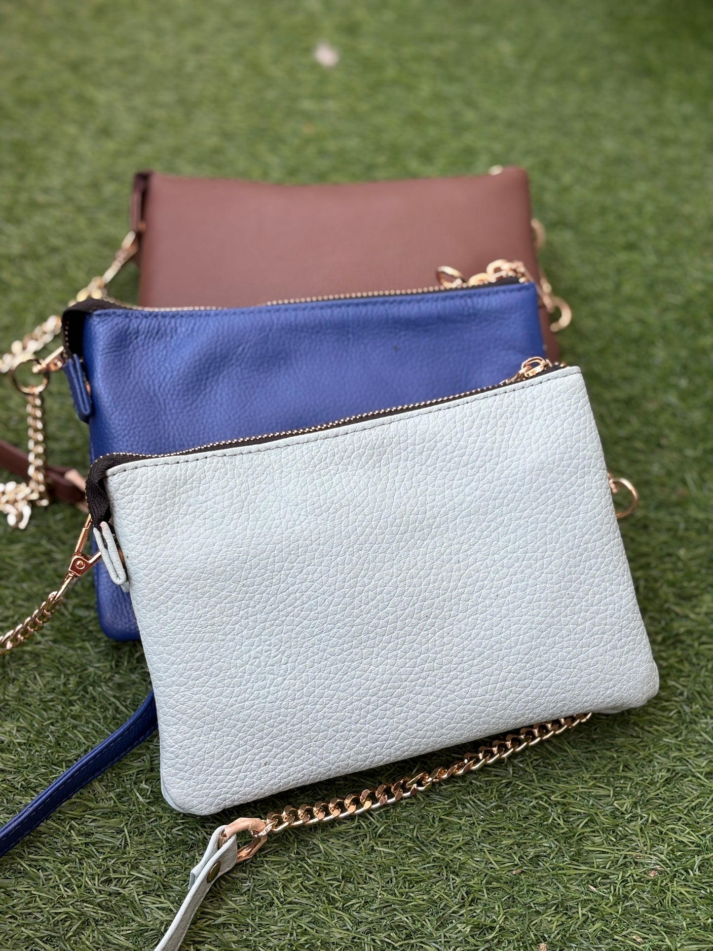 Double Zip Crossbody Bag
