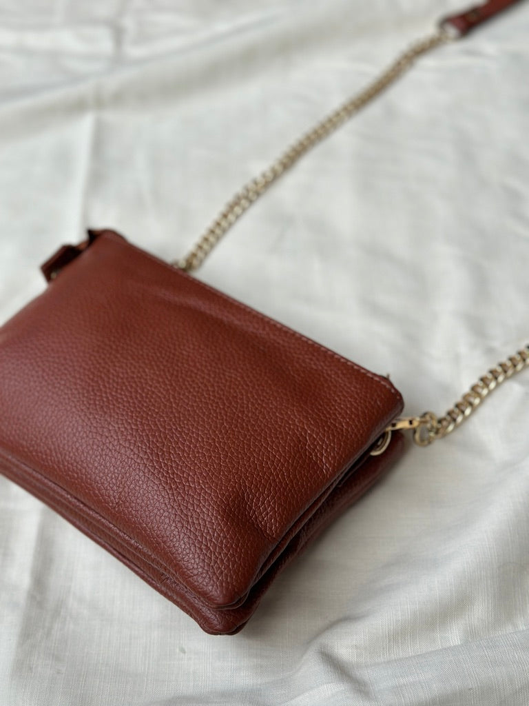 Double Zip Crossbody Bag
