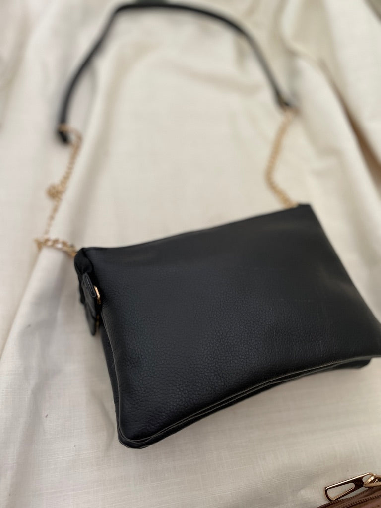 Double Zip Crossbody Bag