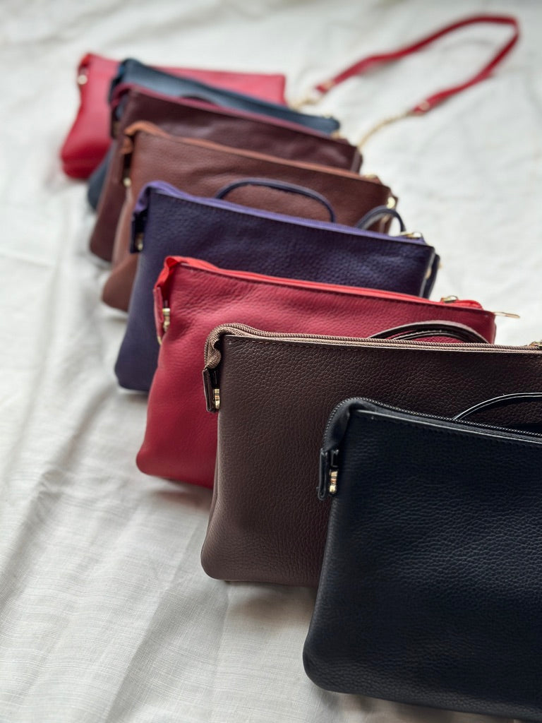 Double Zip Crossbody Bag
