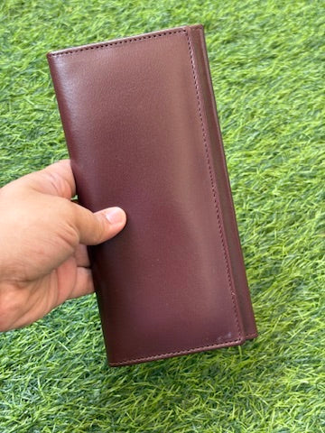 Buttoned Long Wallet