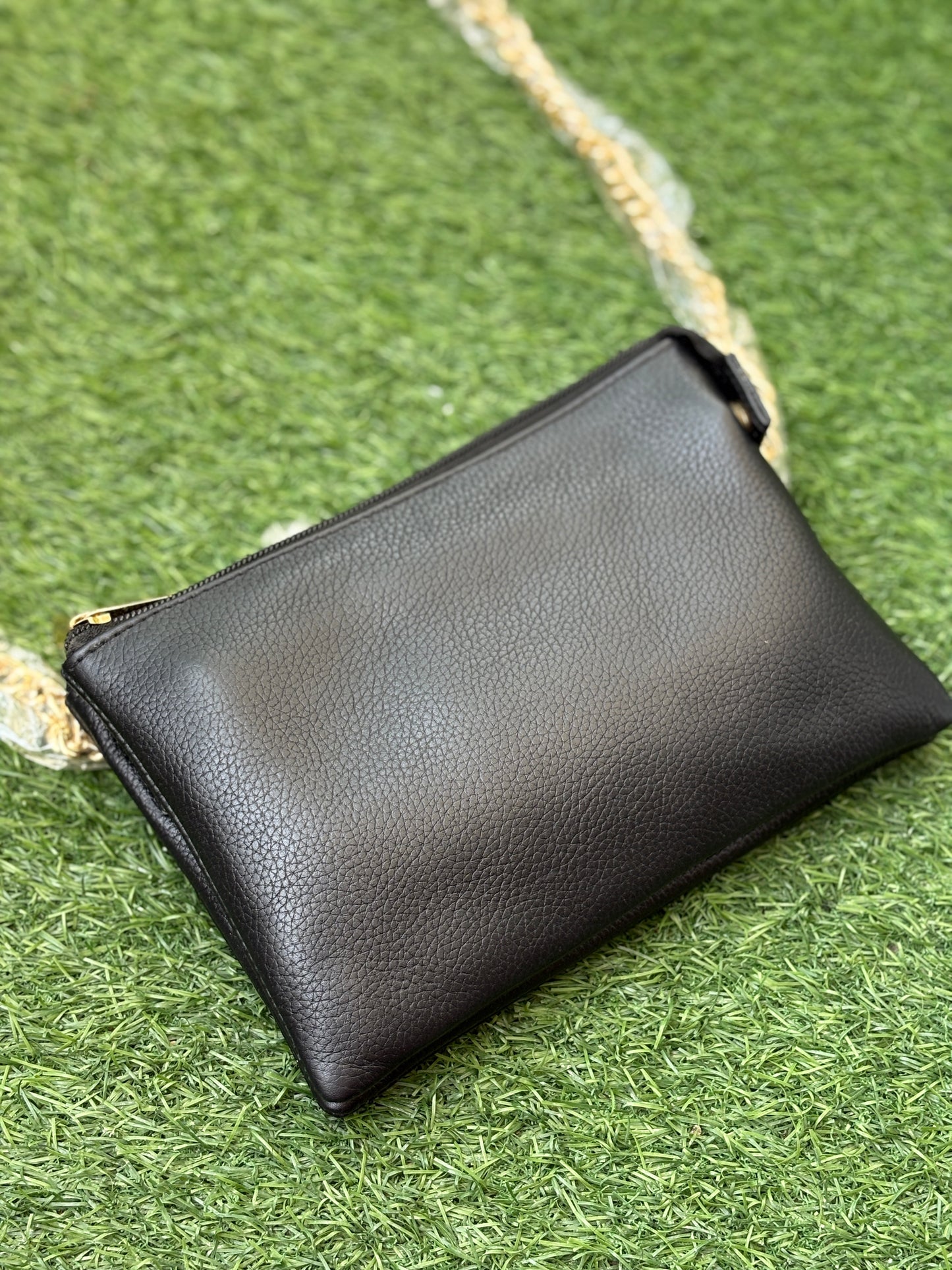 Double Zip Crossbody Bag