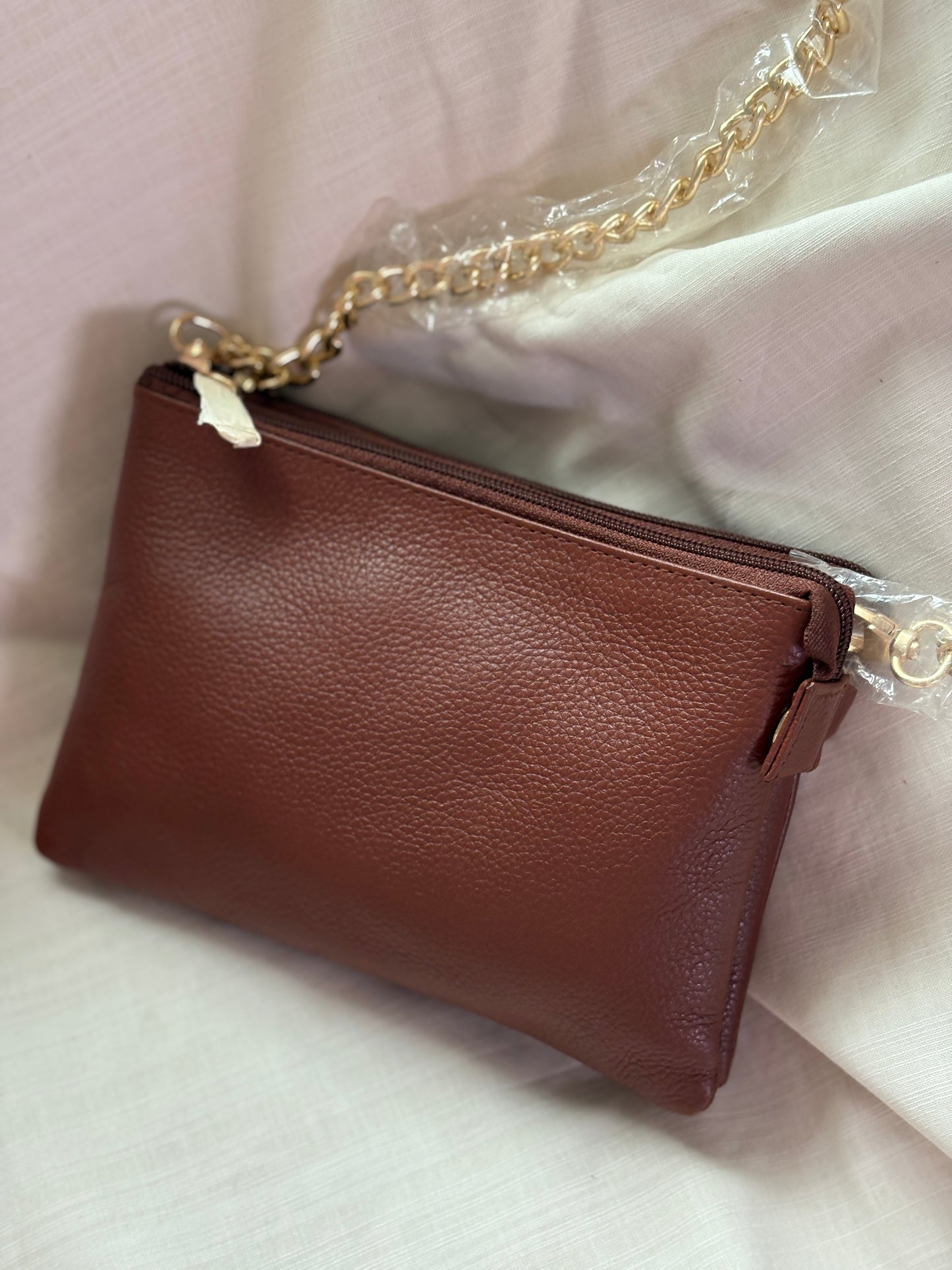 Double Zip Crossbody Bag