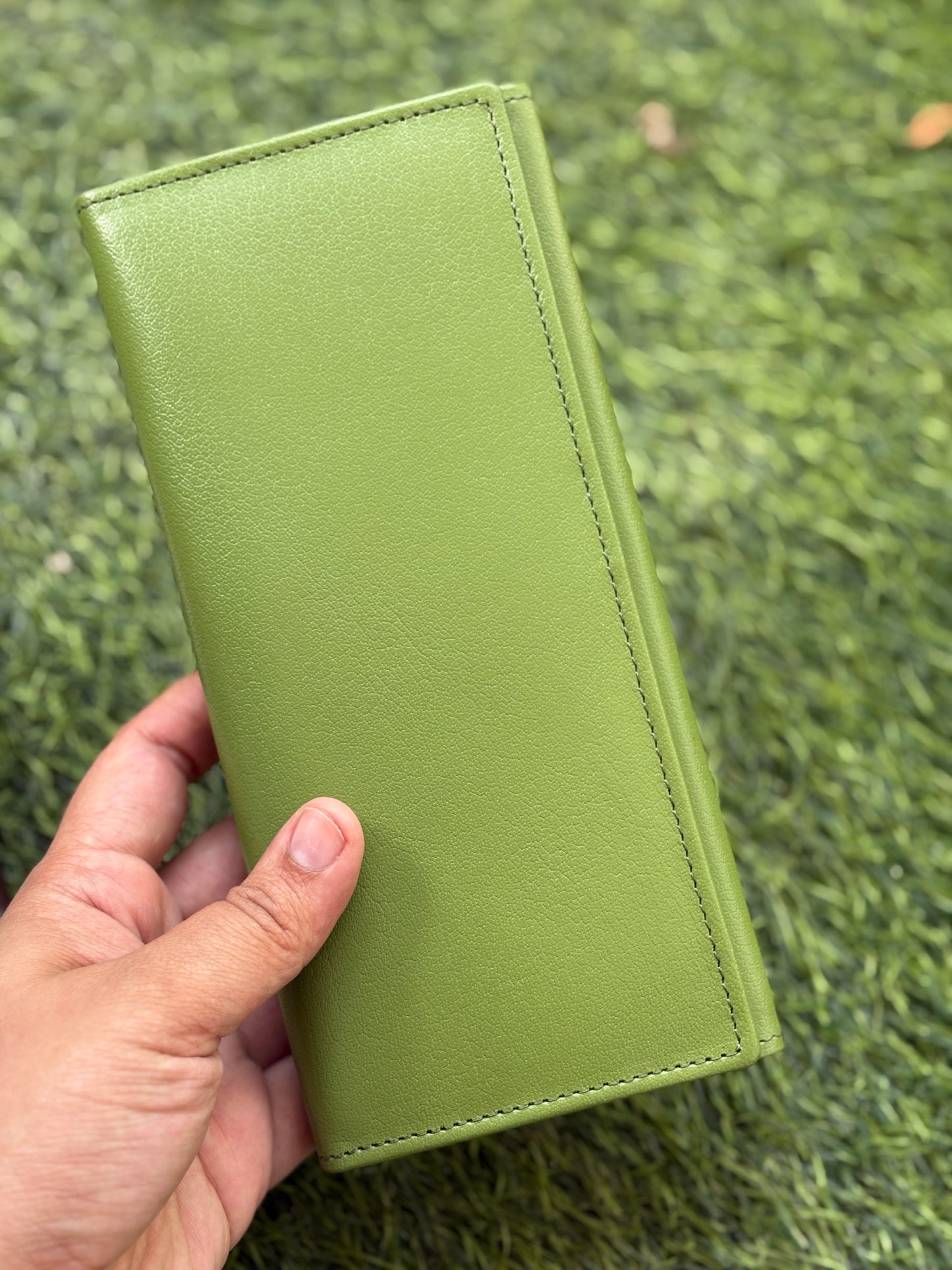 Buttoned Long Wallet