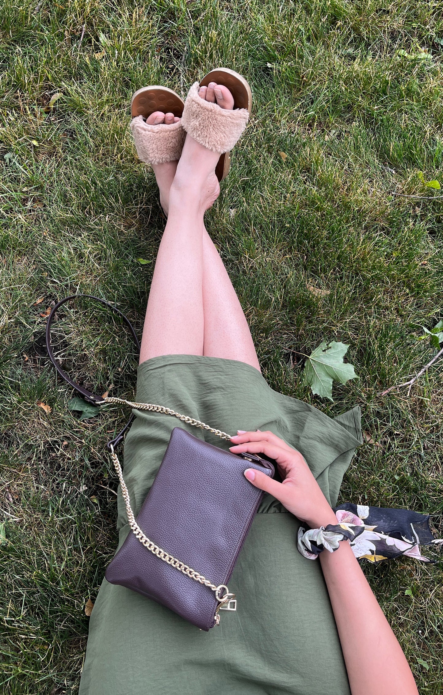 Double Zip Crossbody Bag