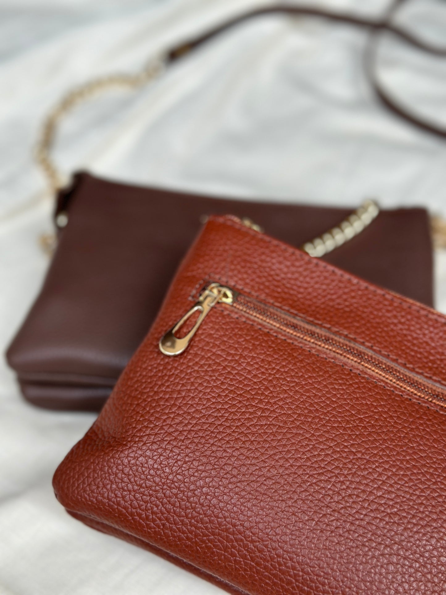 Double Zip Crossbody Bag