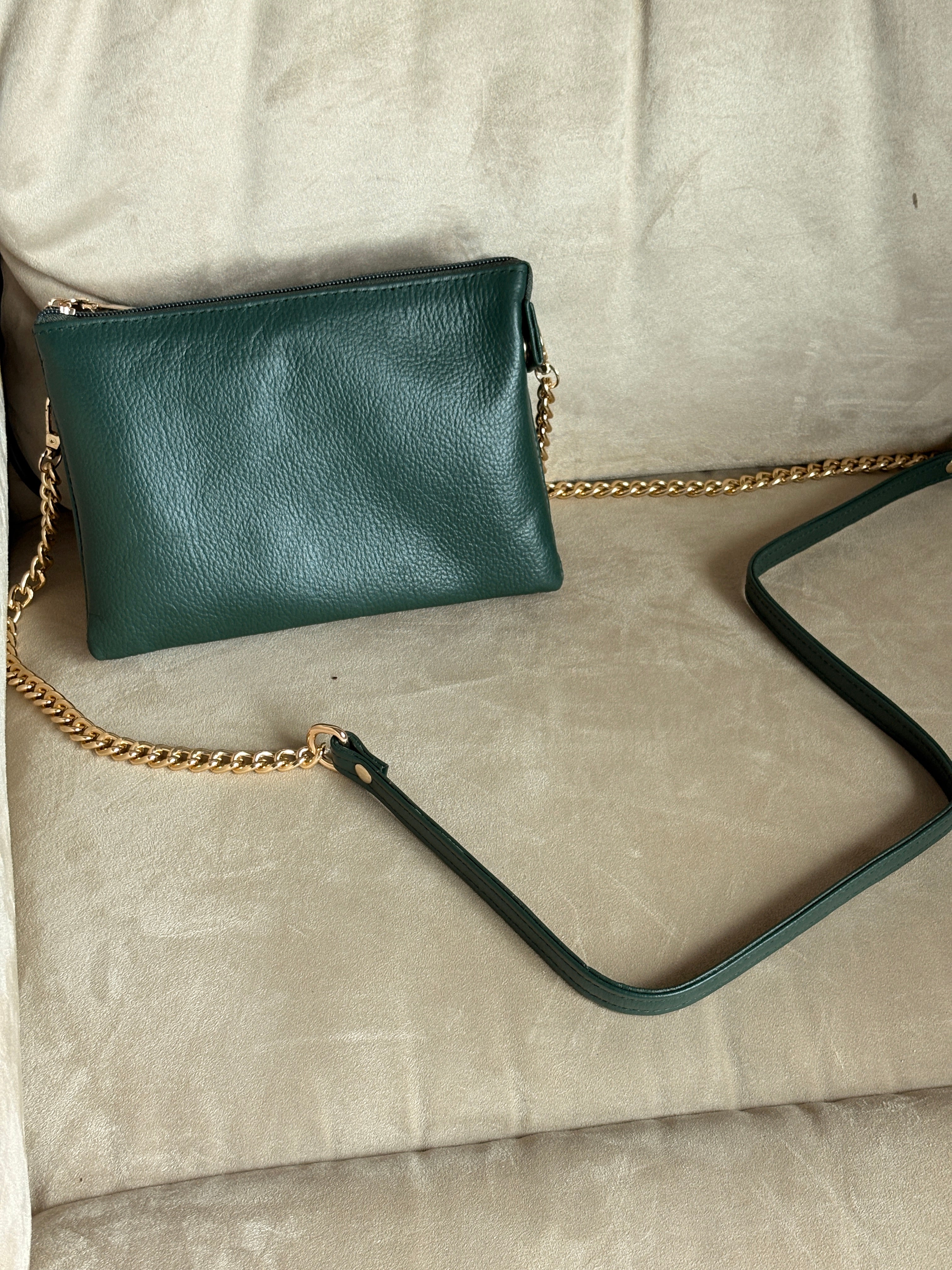 Double Zip Crossbody Bag