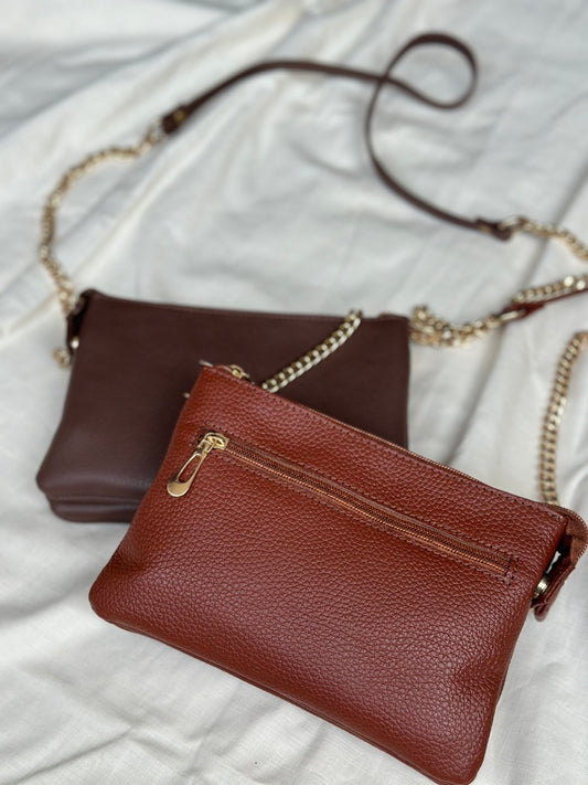 Double Zip Crossbody Bag