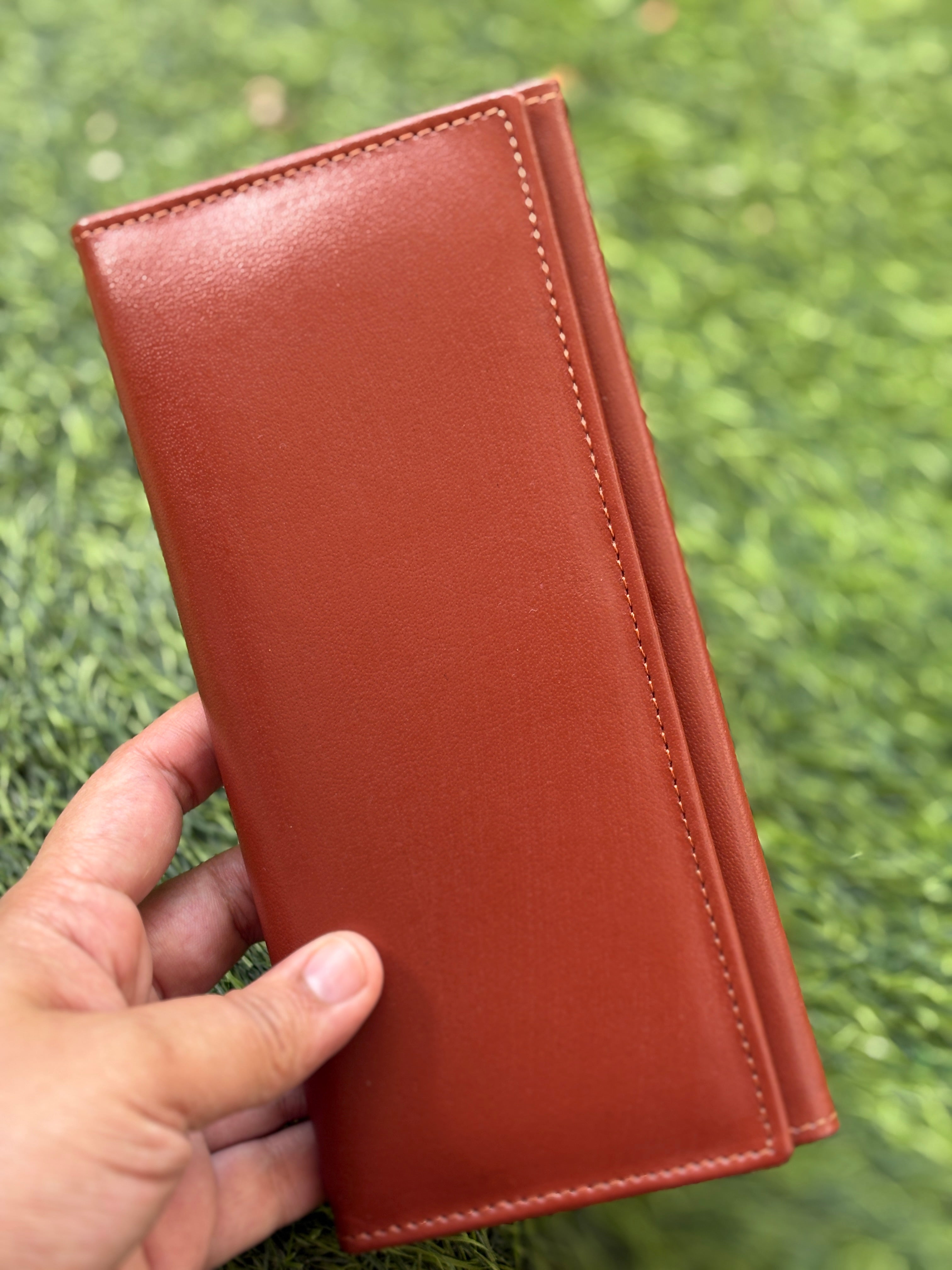Buttoned Long Wallet
