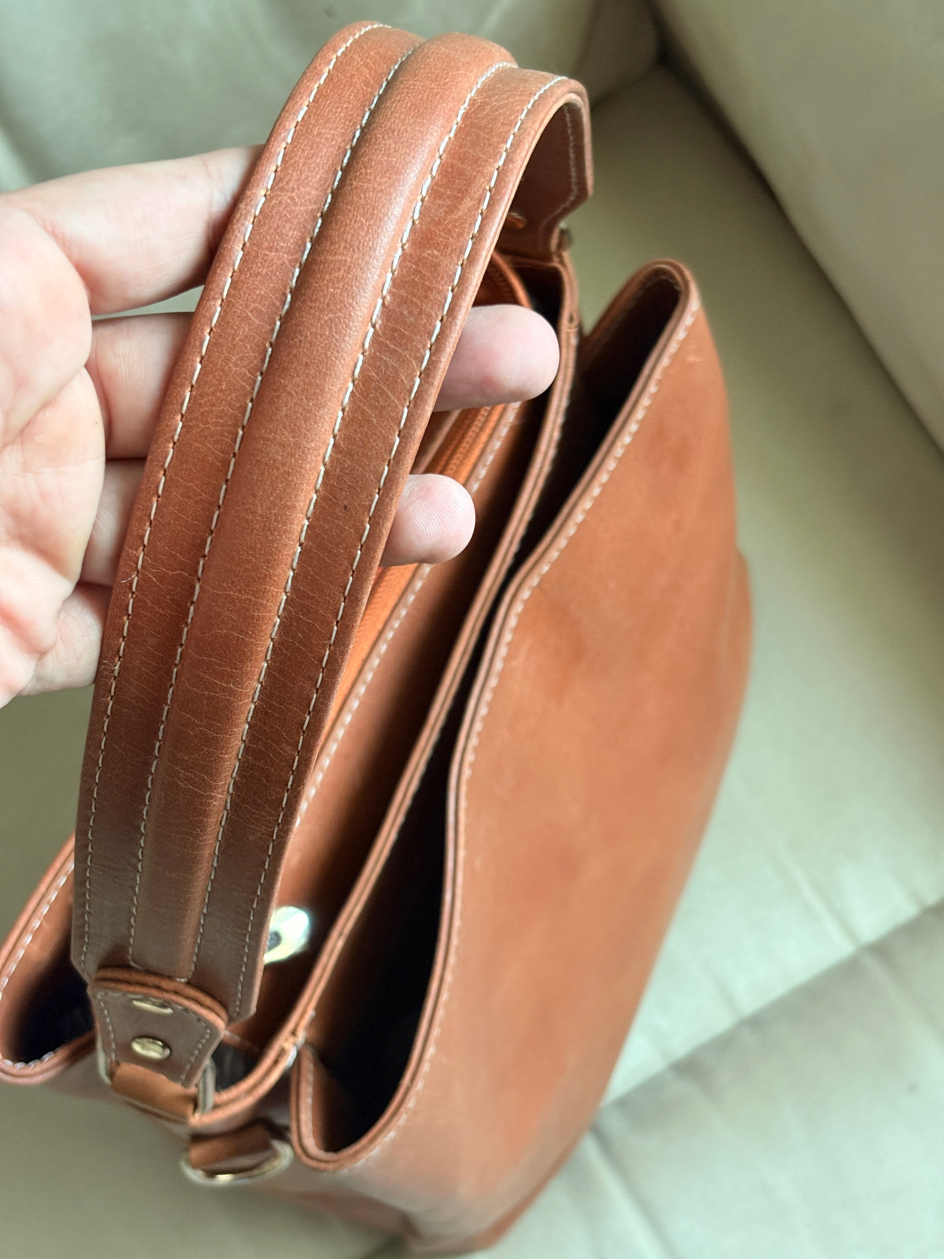 Tri-Section Handbag