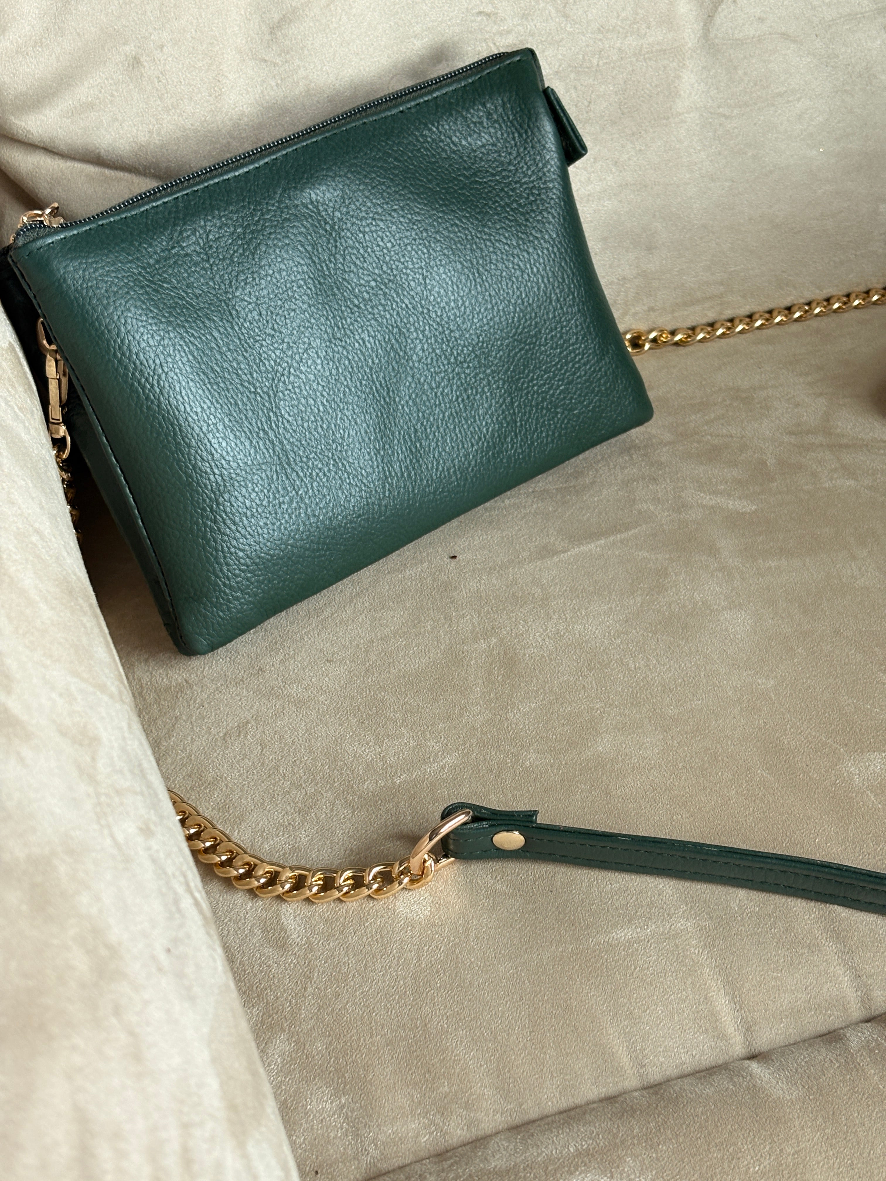 Double Zip Crossbody Bag