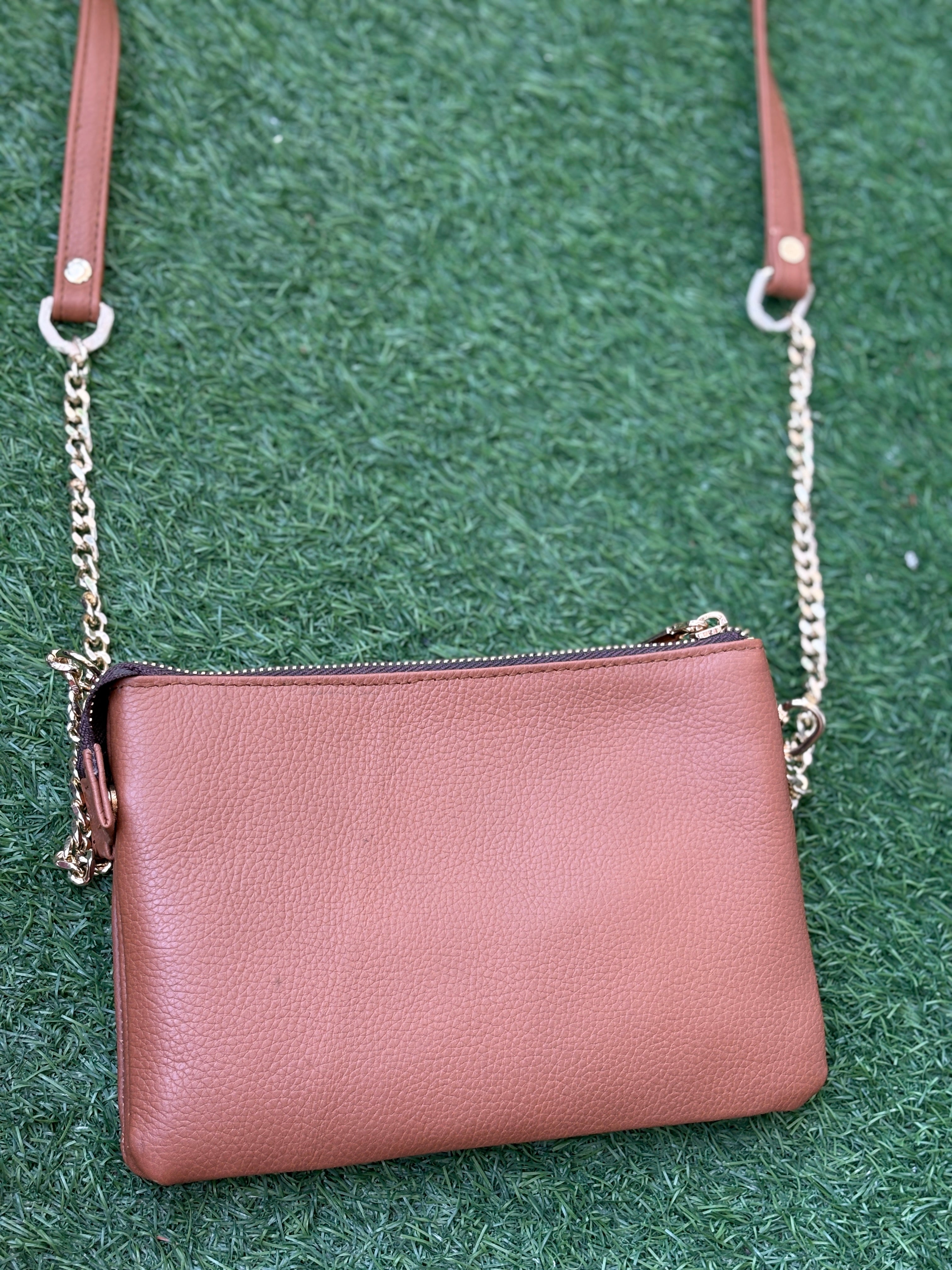 Double Zip Crossbody Bag
