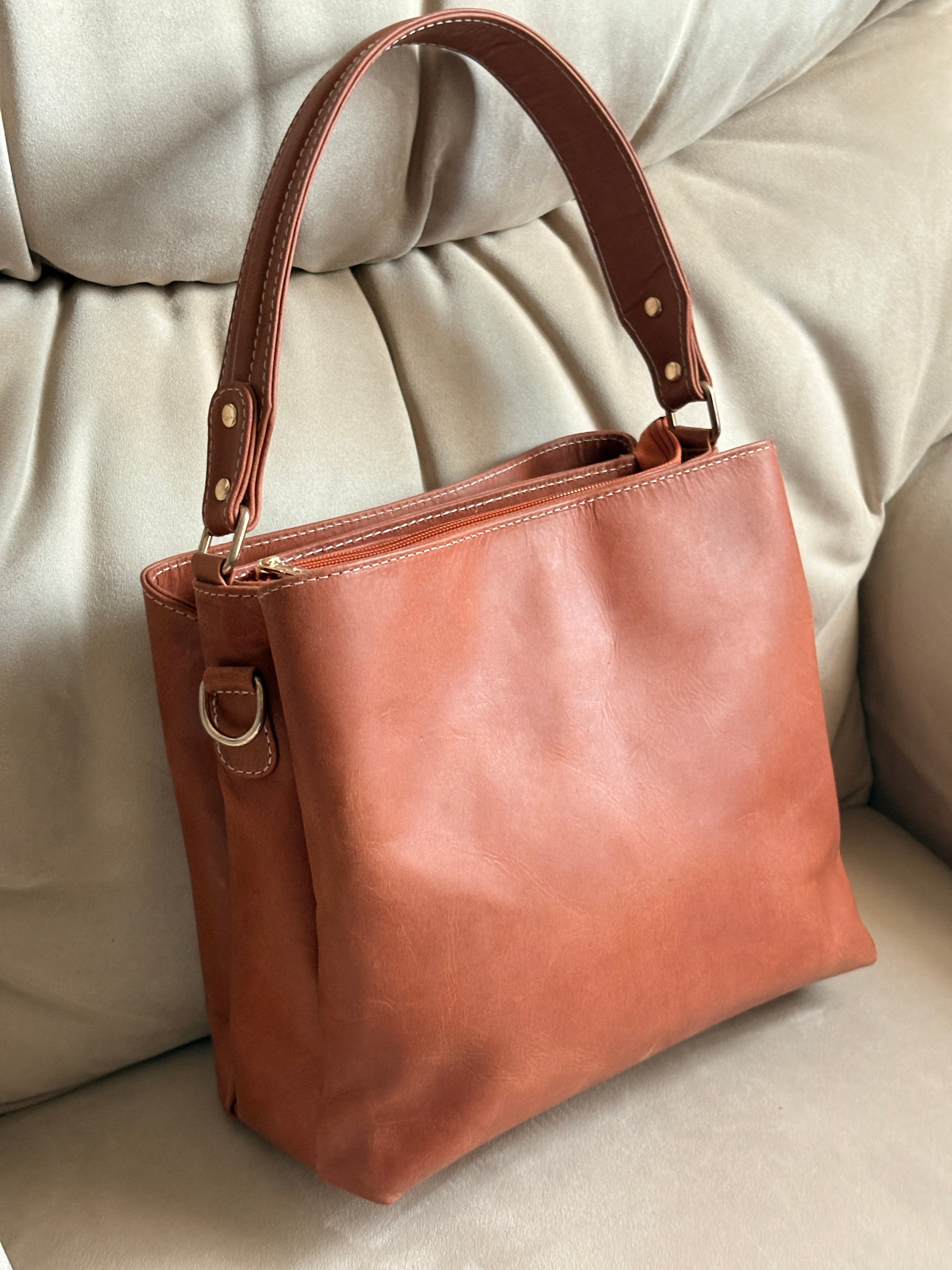 Tri-Section Handbag