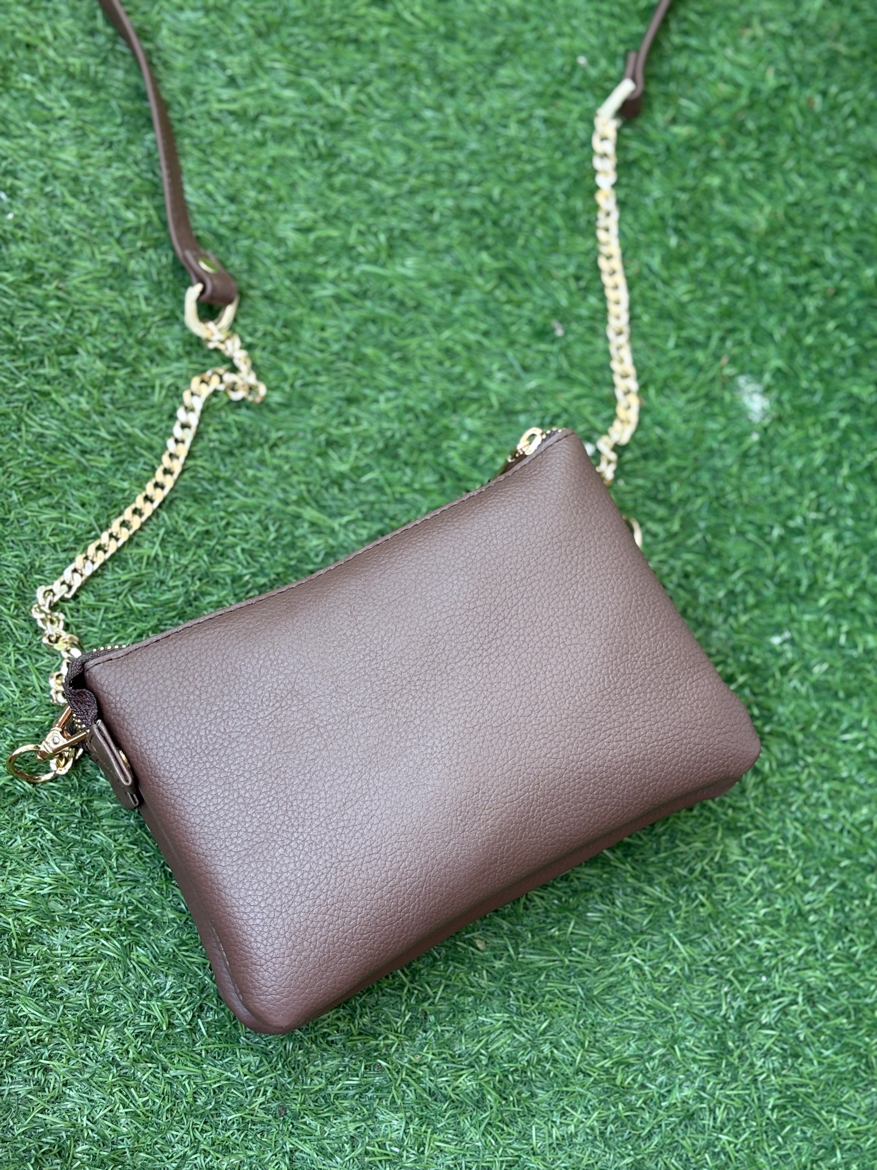 Double Zip Crossbody Bag