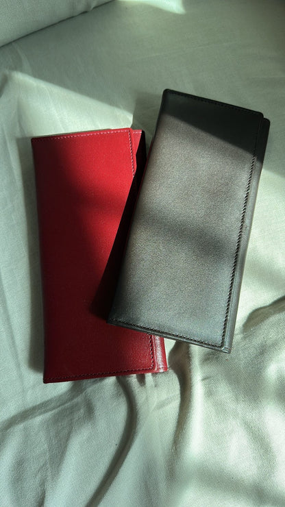 Buttoned Long Wallet