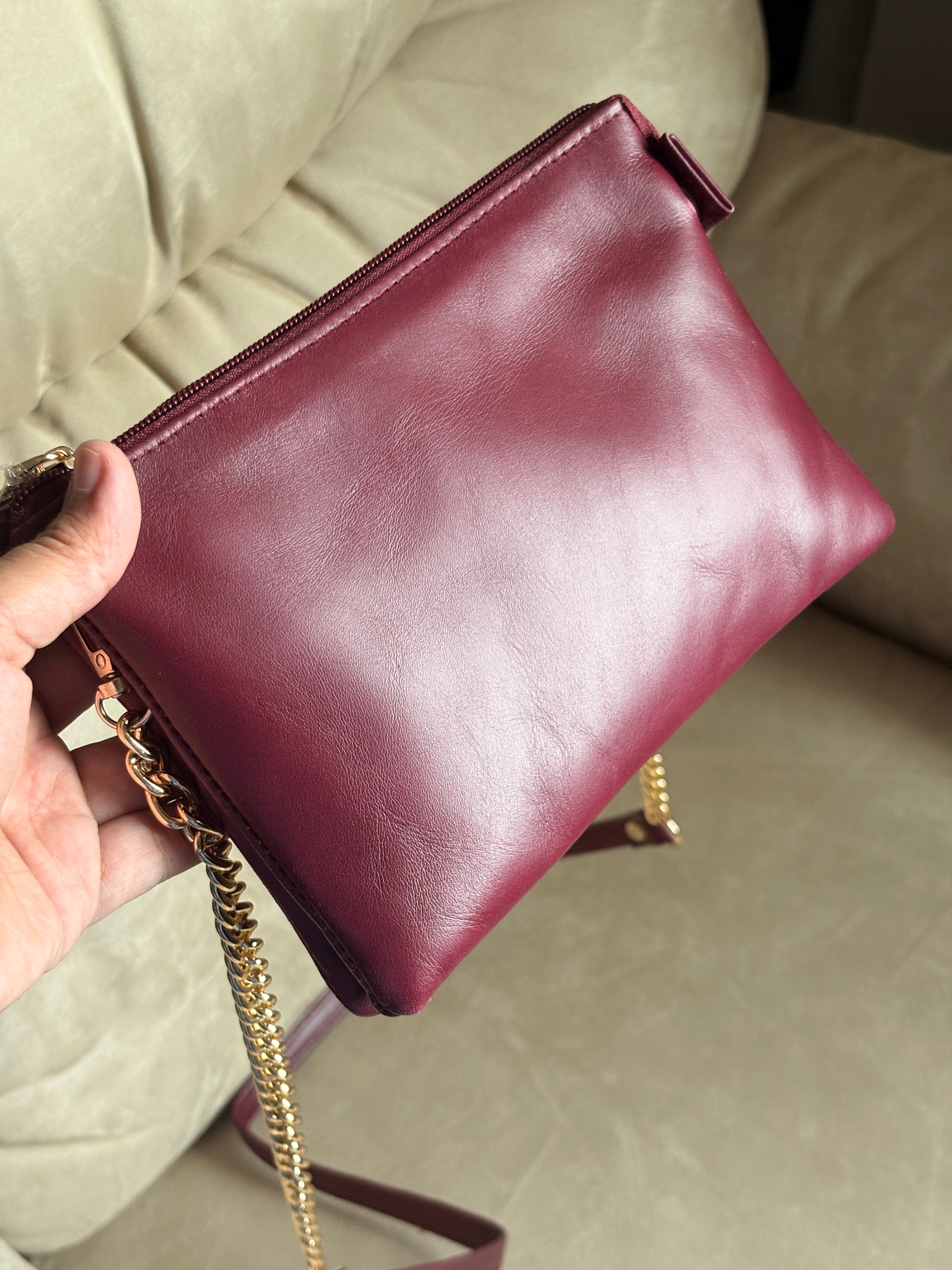 Double Zip Crossbody Bag