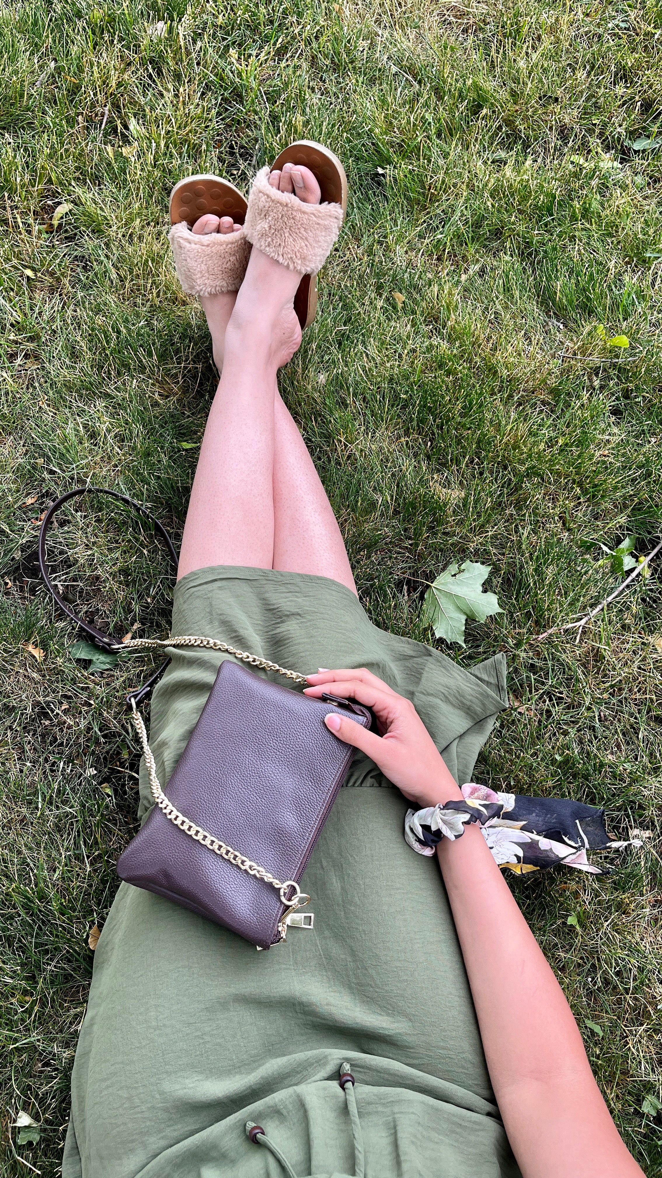 Double Zip Crossbody Bag