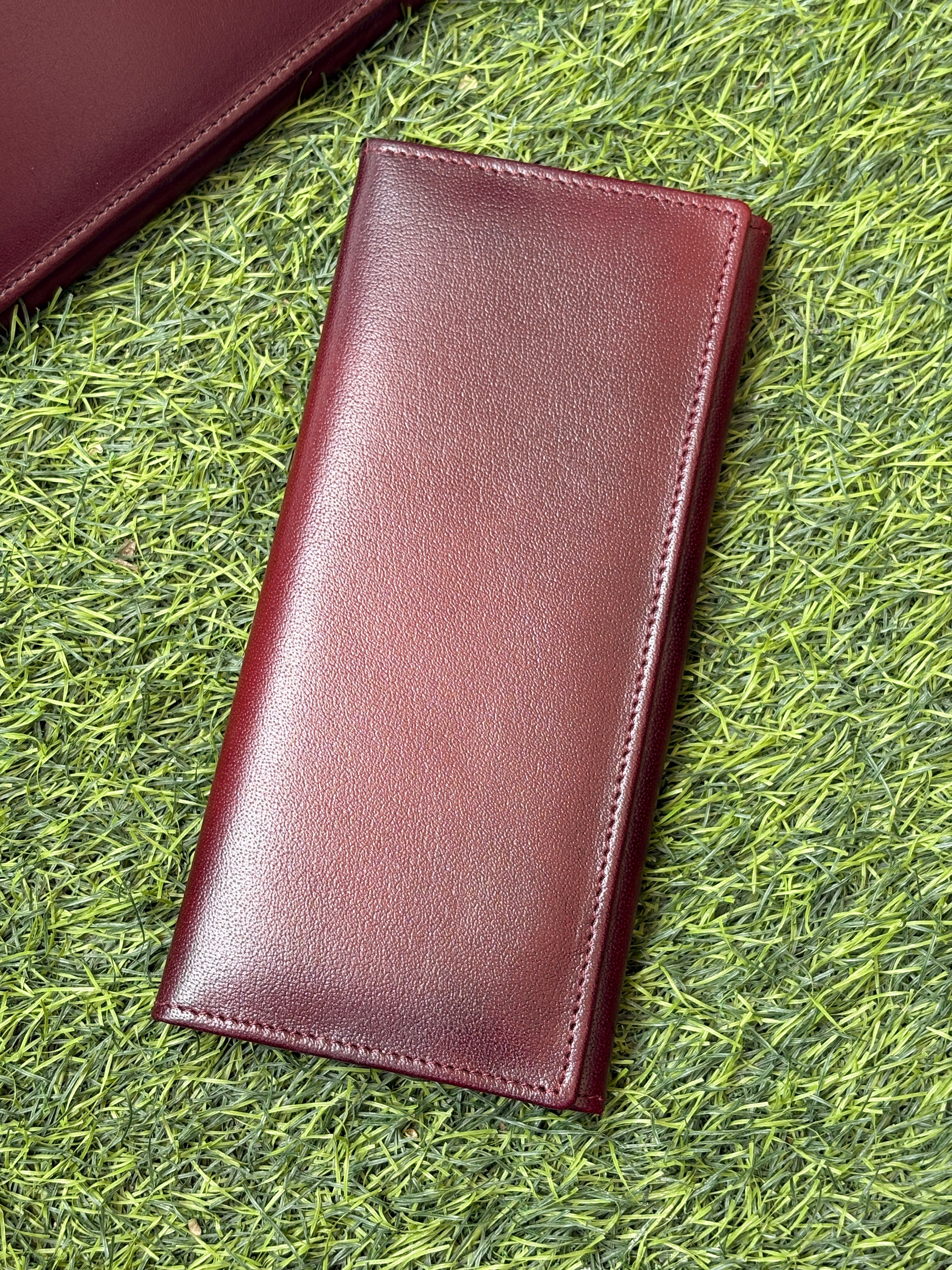 Buttoned Long Wallet