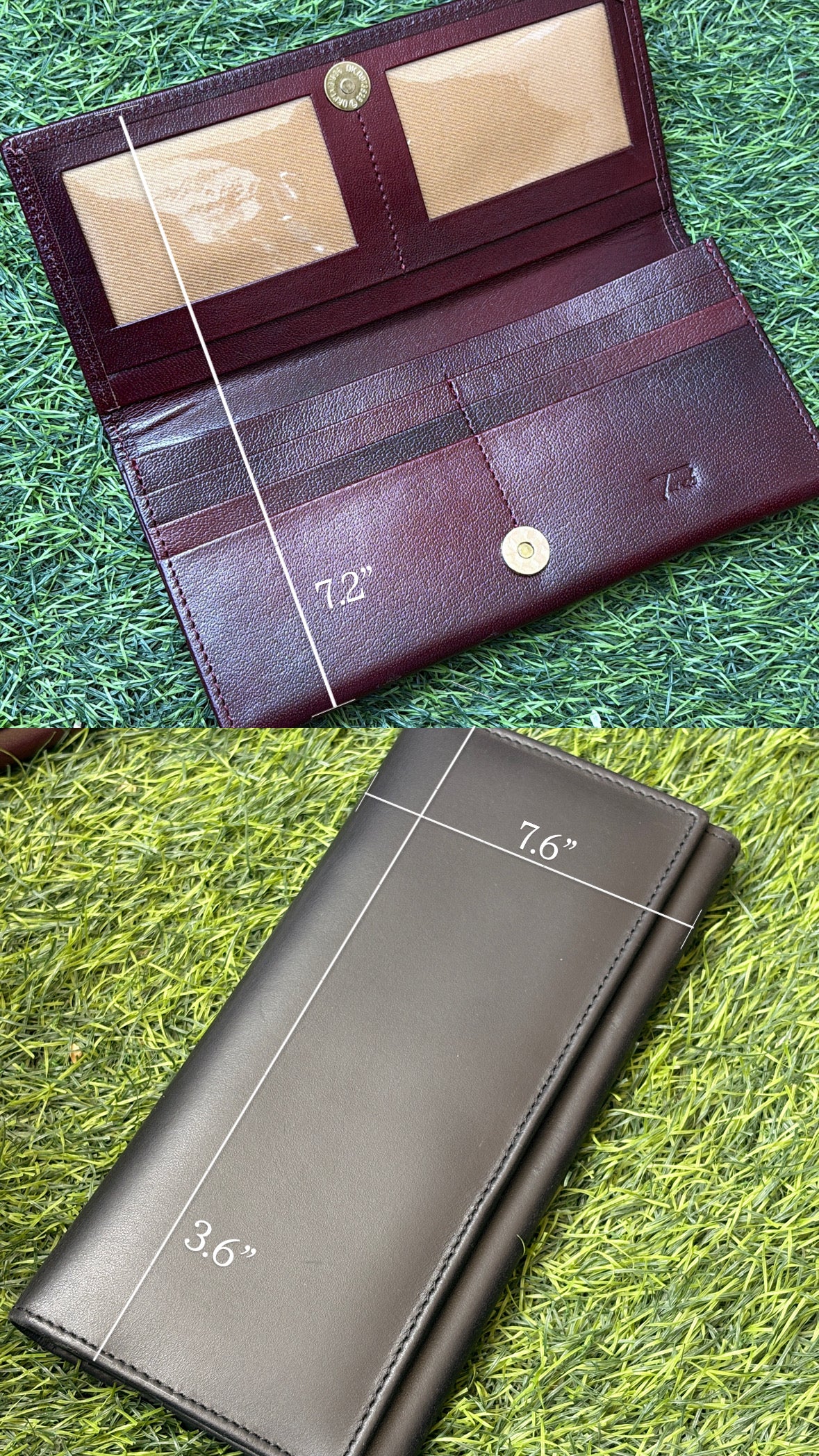 Buttoned Long Wallet