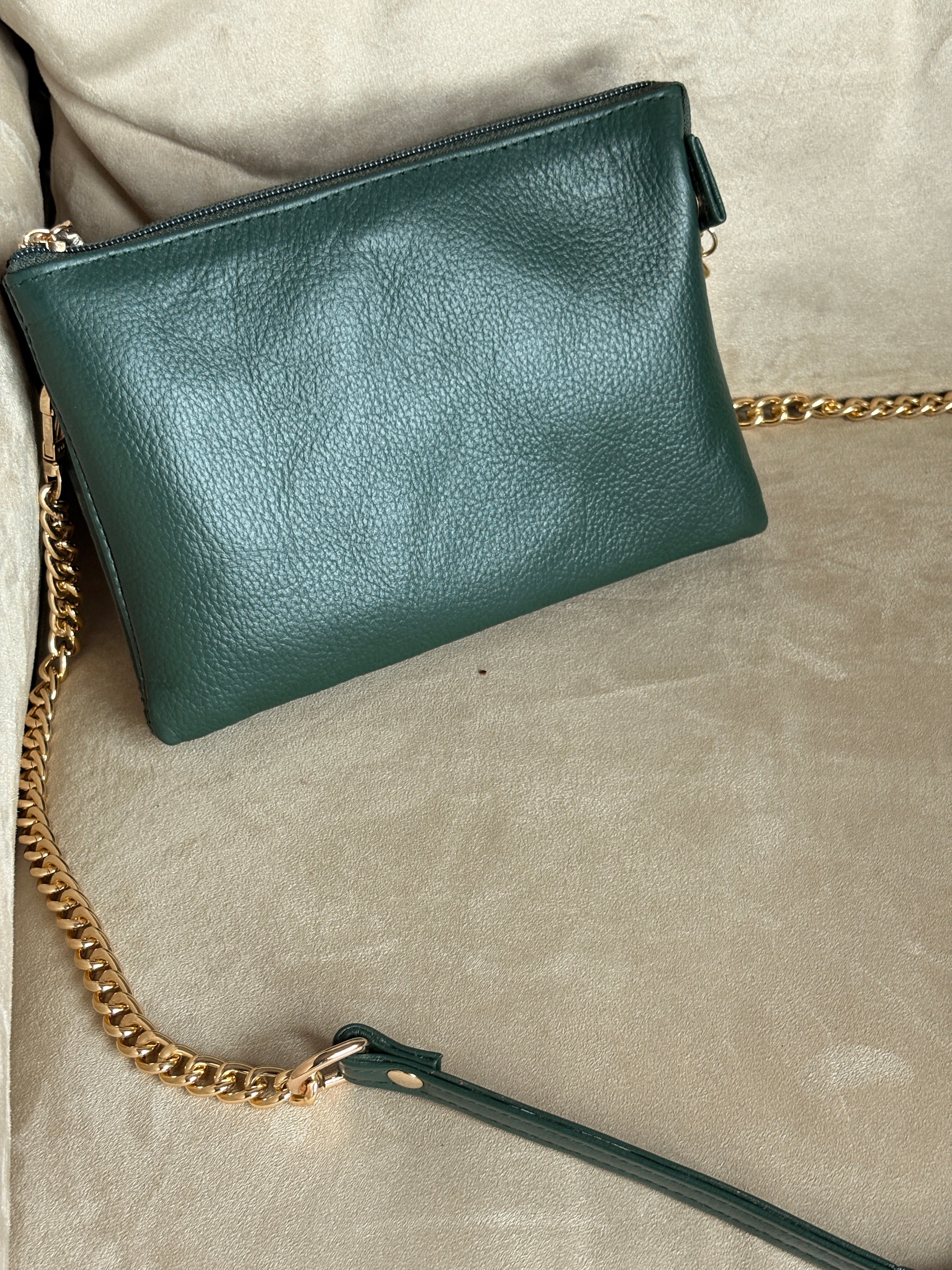 Double Zip Crossbody Bag