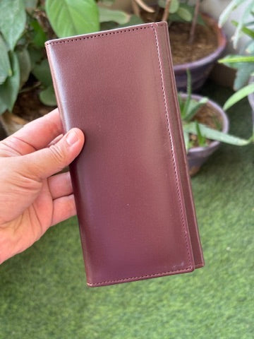 Buttoned Long Wallet