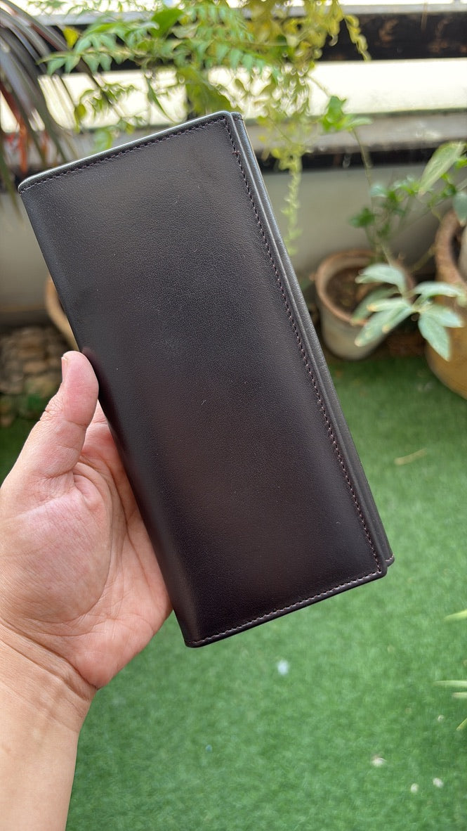 Buttoned Long Wallet