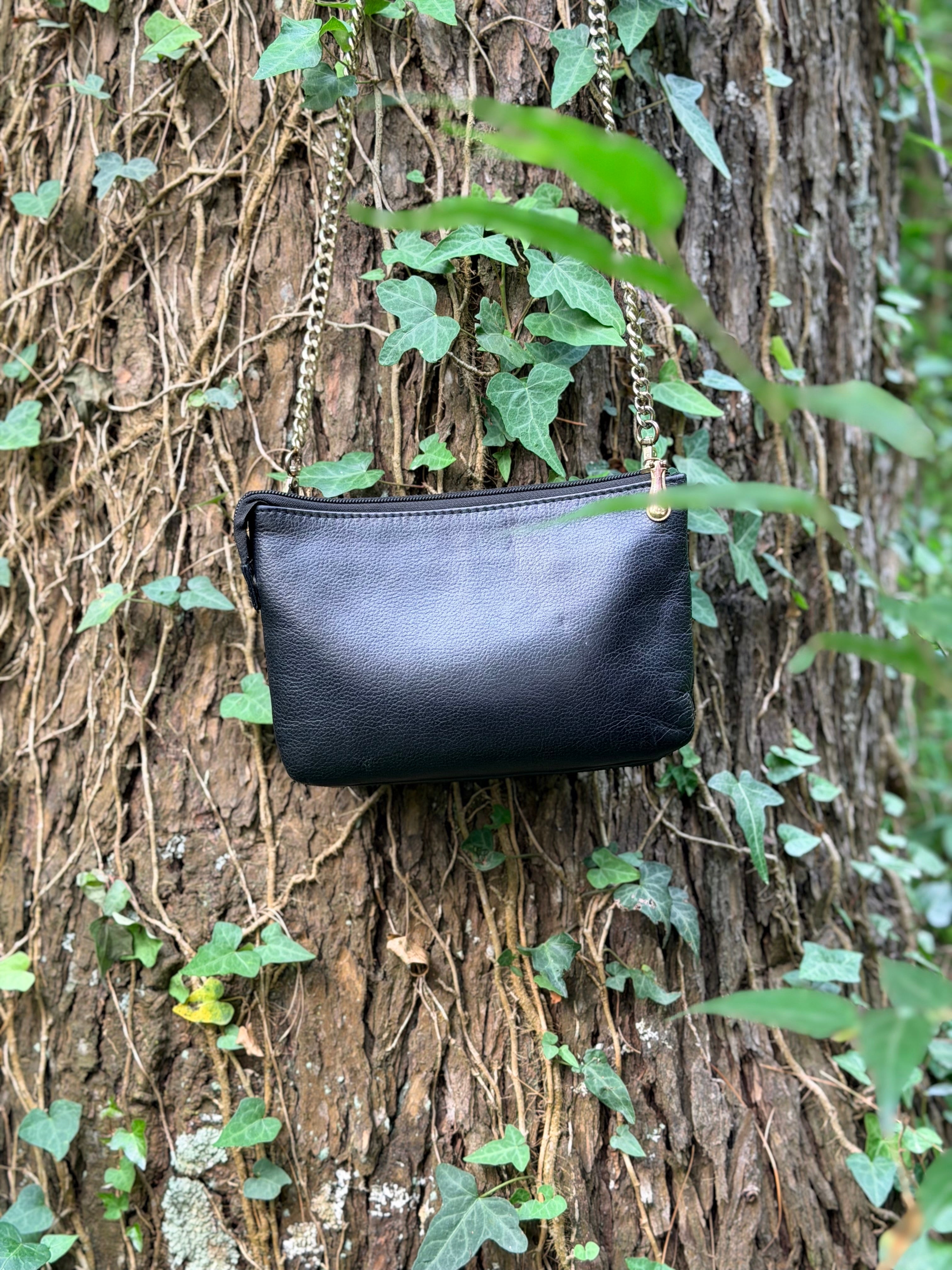 Double Zip Crossbody Bag