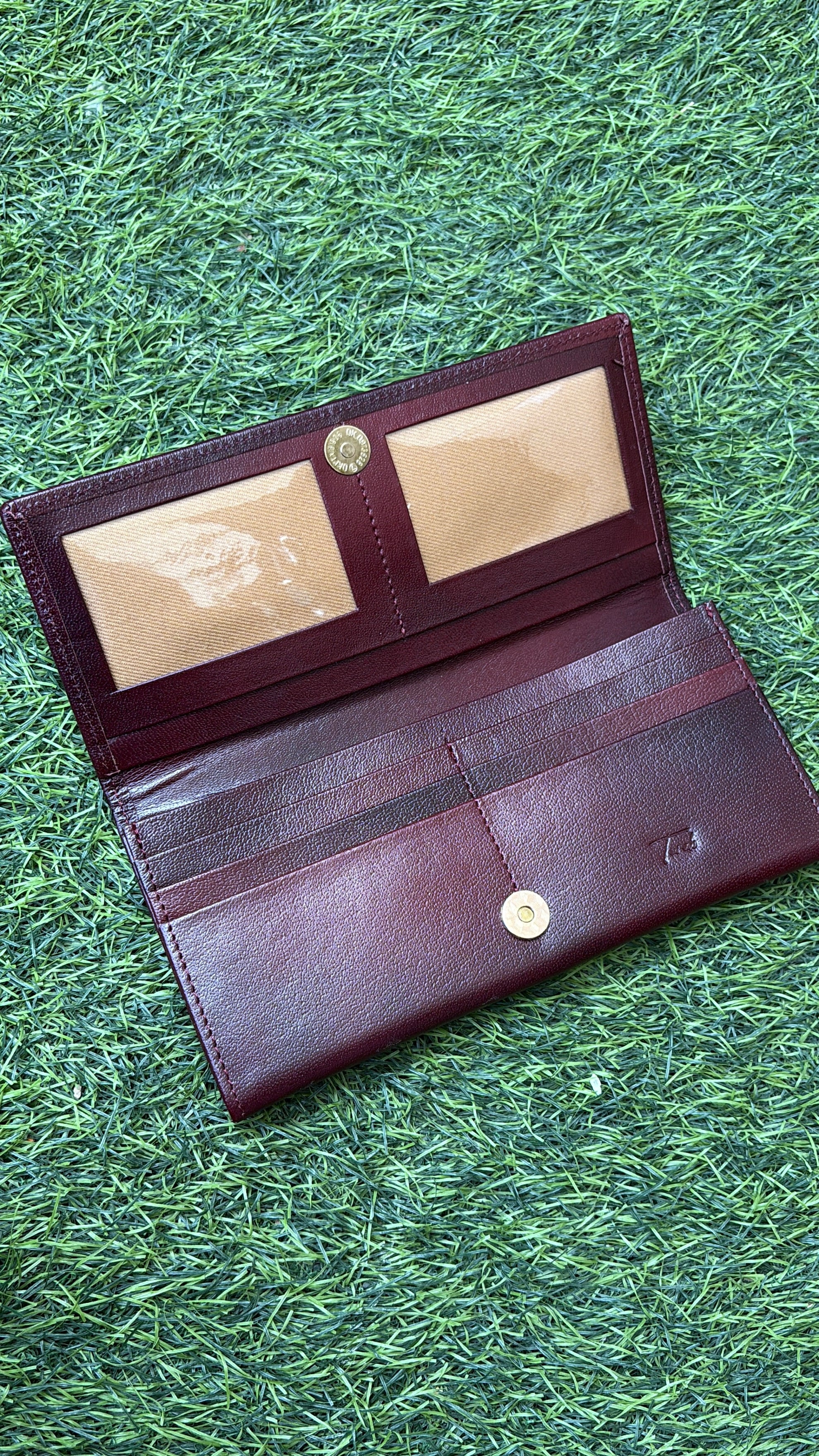 Buttoned Long Wallet