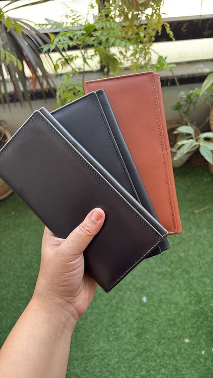 Buttoned Long Wallet