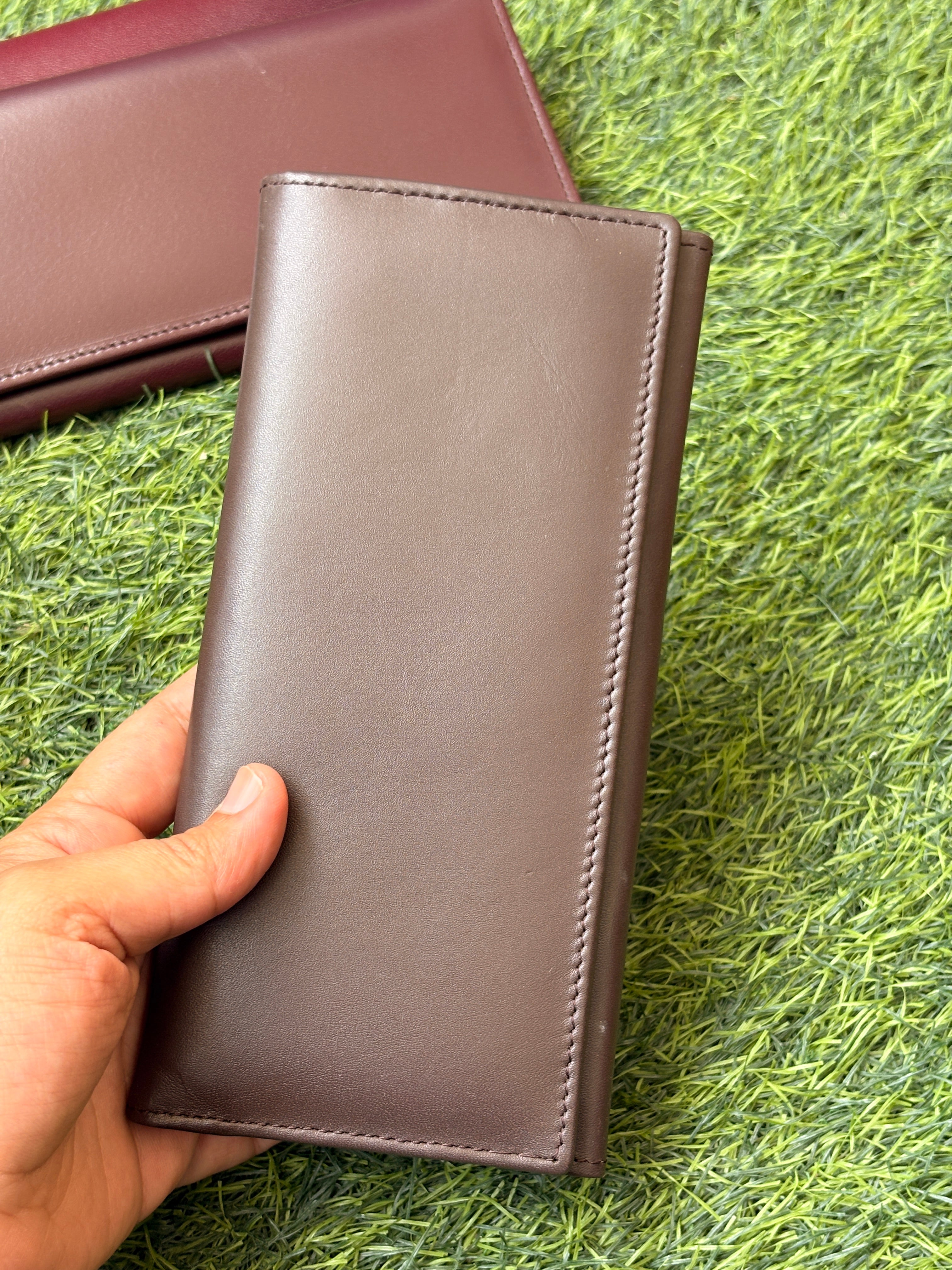 Buttoned Long Wallet