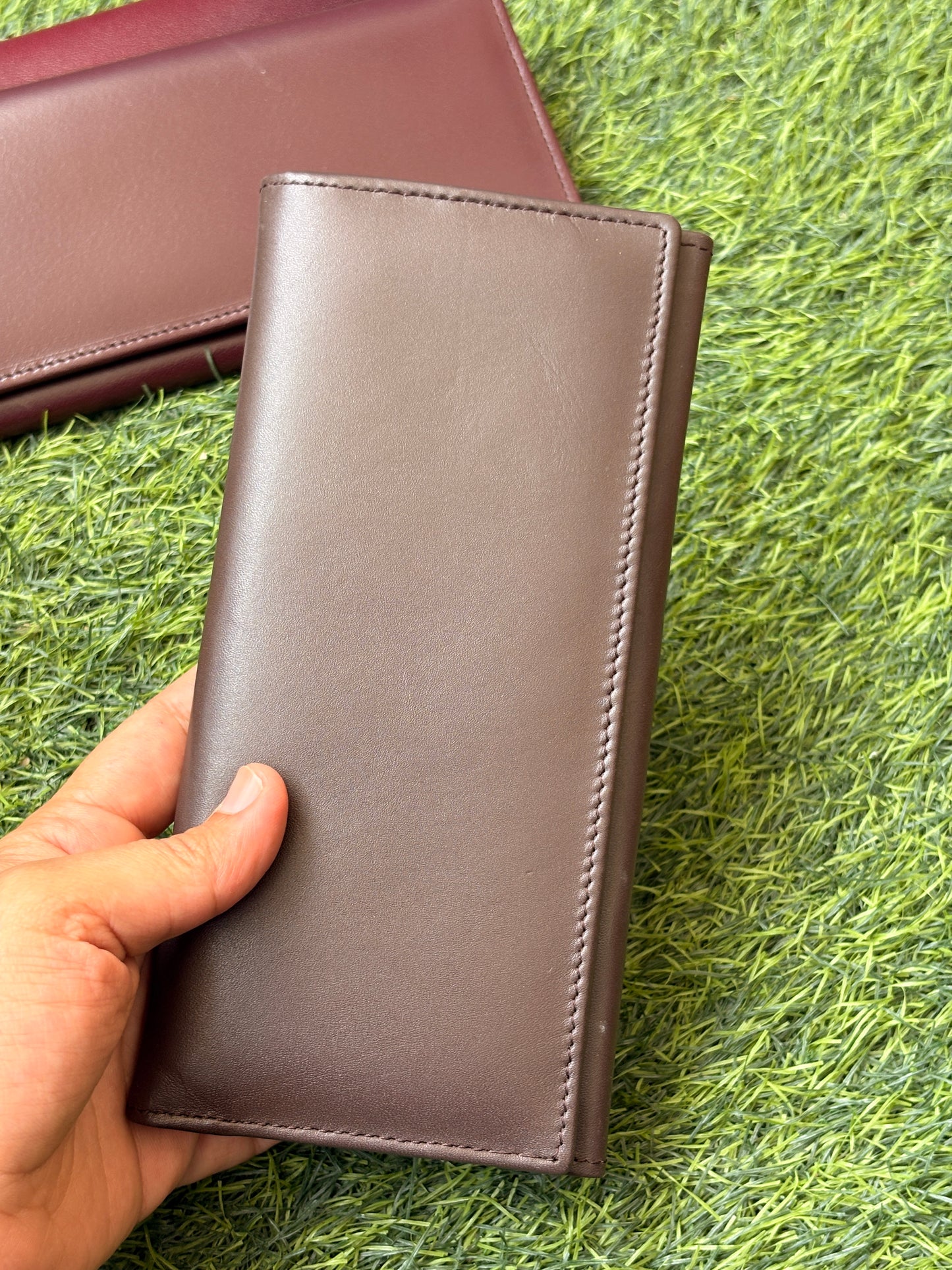 Buttoned Long Wallet
