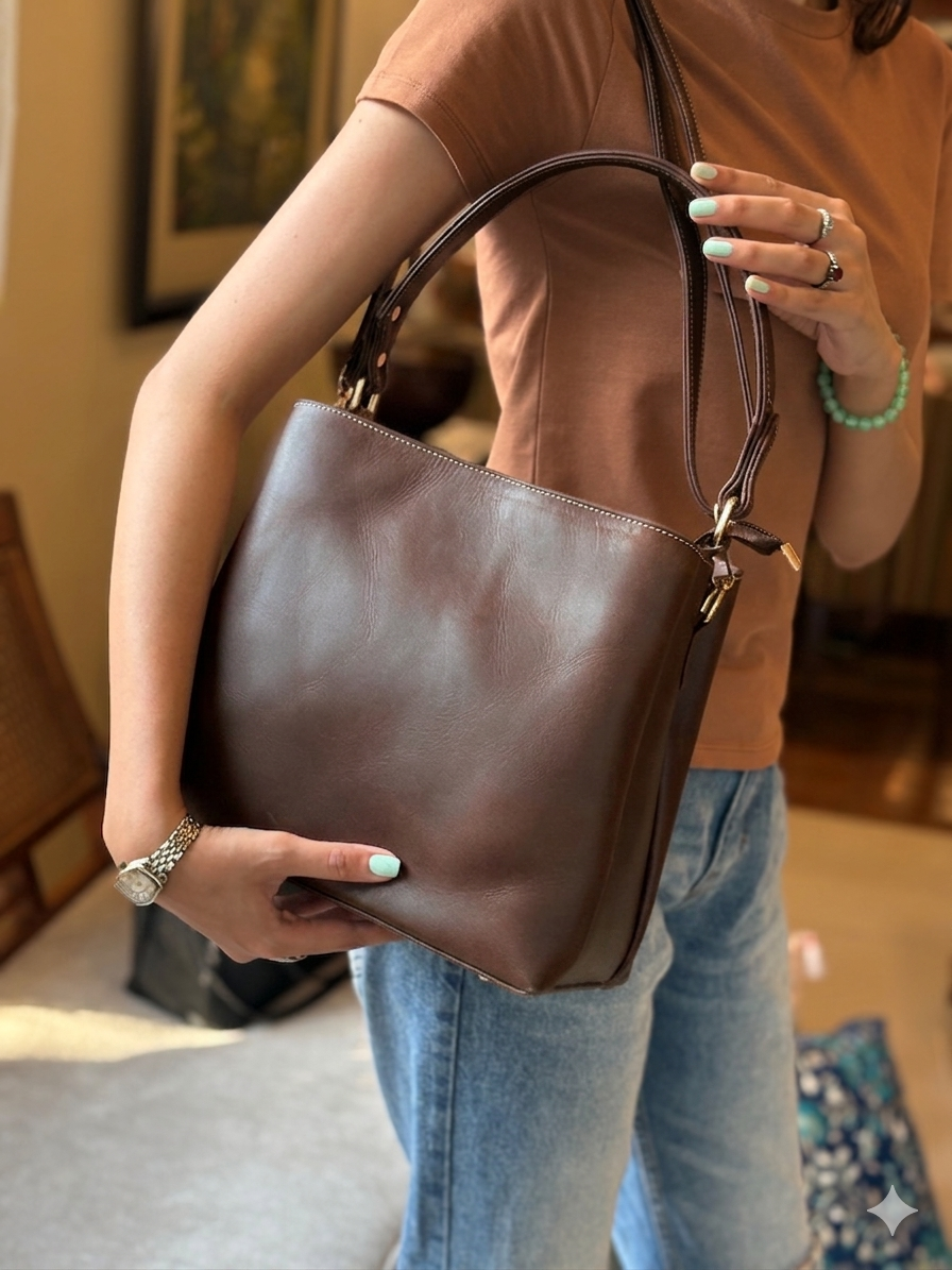 Tri-Section Handbag