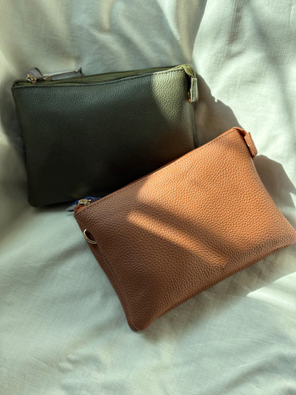 Double Zip Crossbody Bag