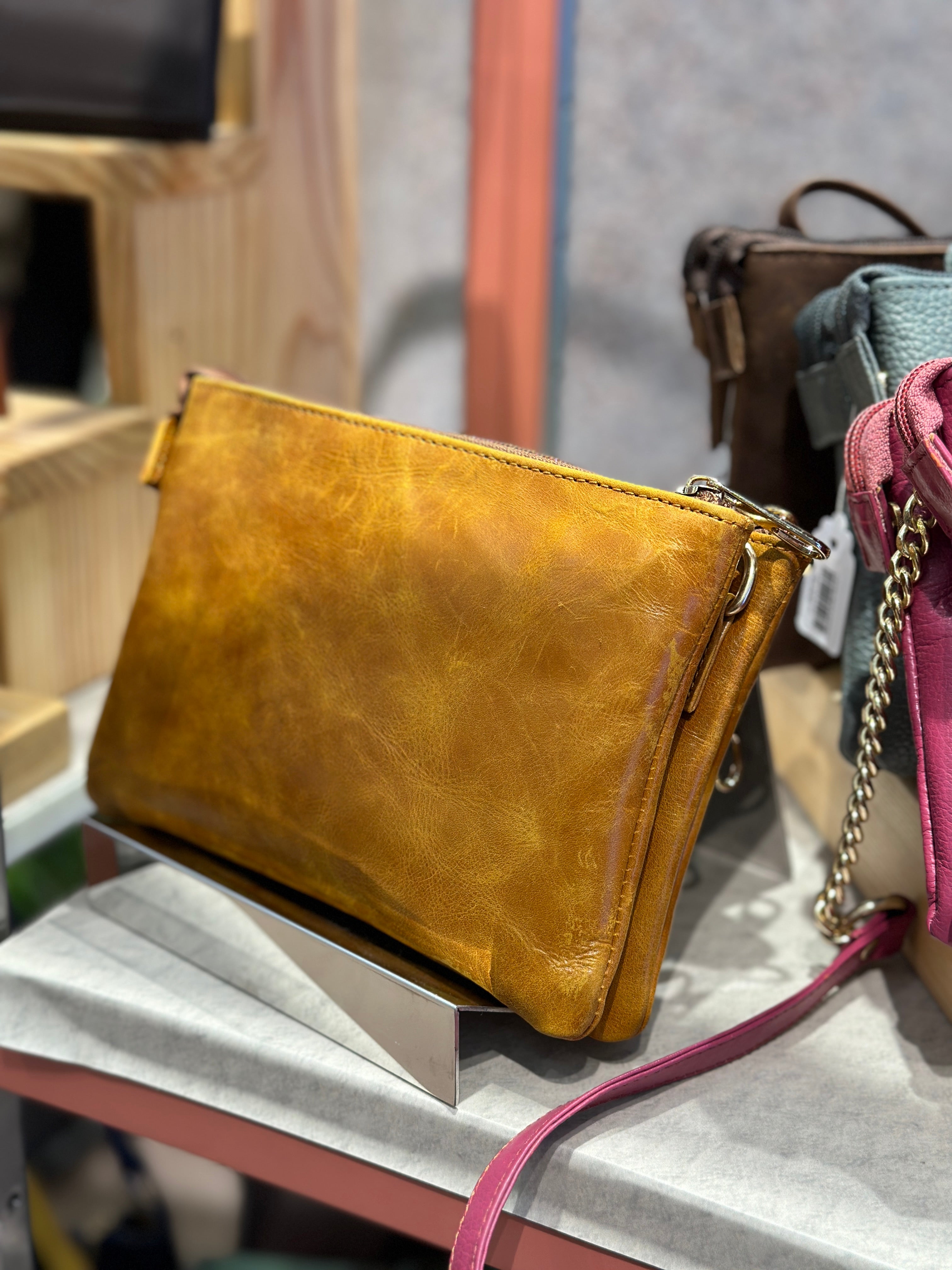 Double Zip Crossbody Bag
