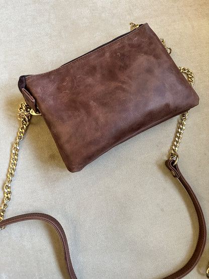 Double Zip Crossbody Bag