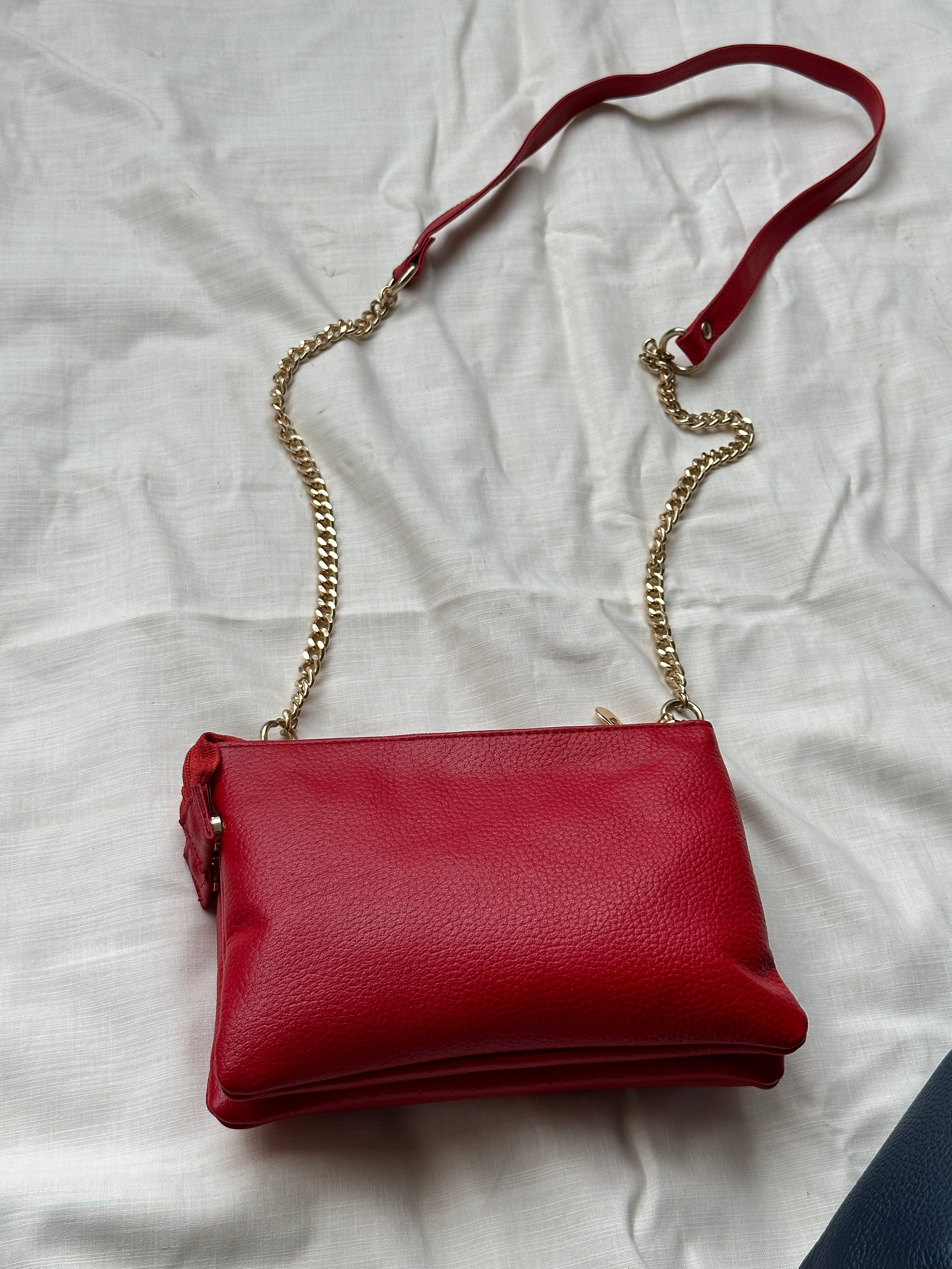 Double Zip Crossbody Bag