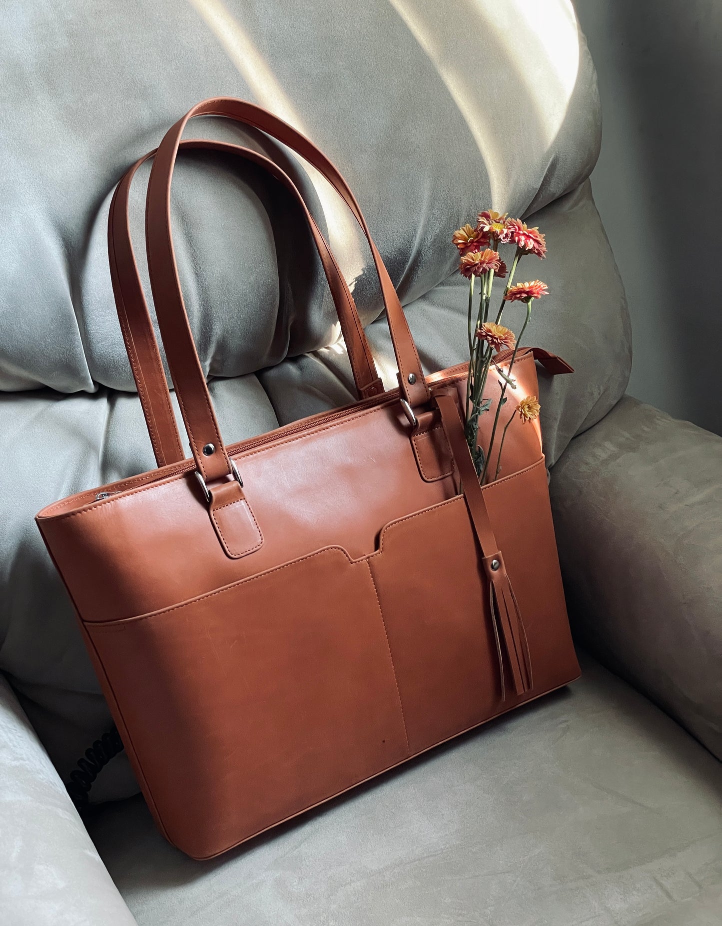 Zipper Tote Bag