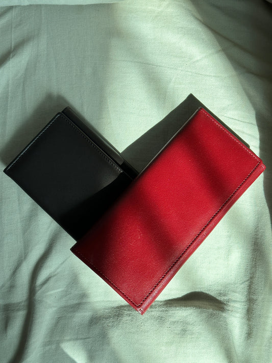 Buttoned Long Wallet