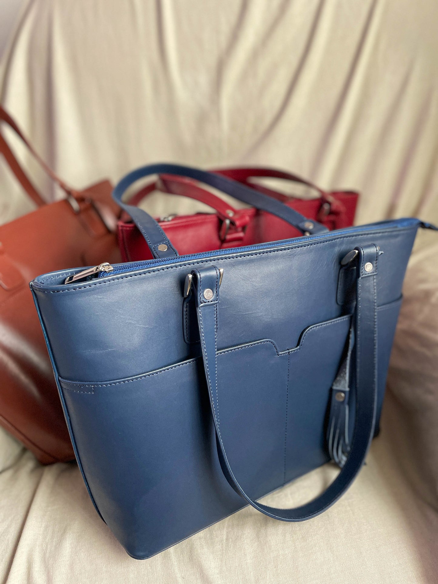 Zipper Tote Bag