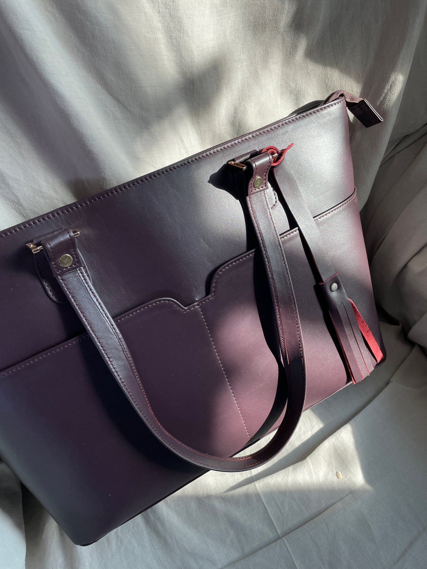 Zipper Tote Bag