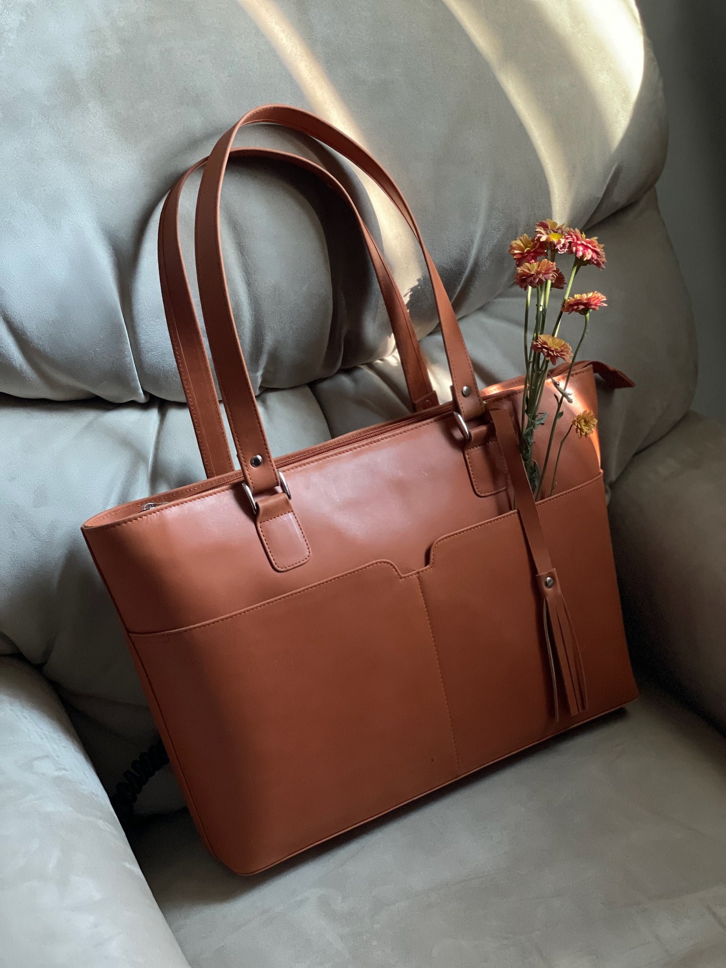 Zipper Tote Bag