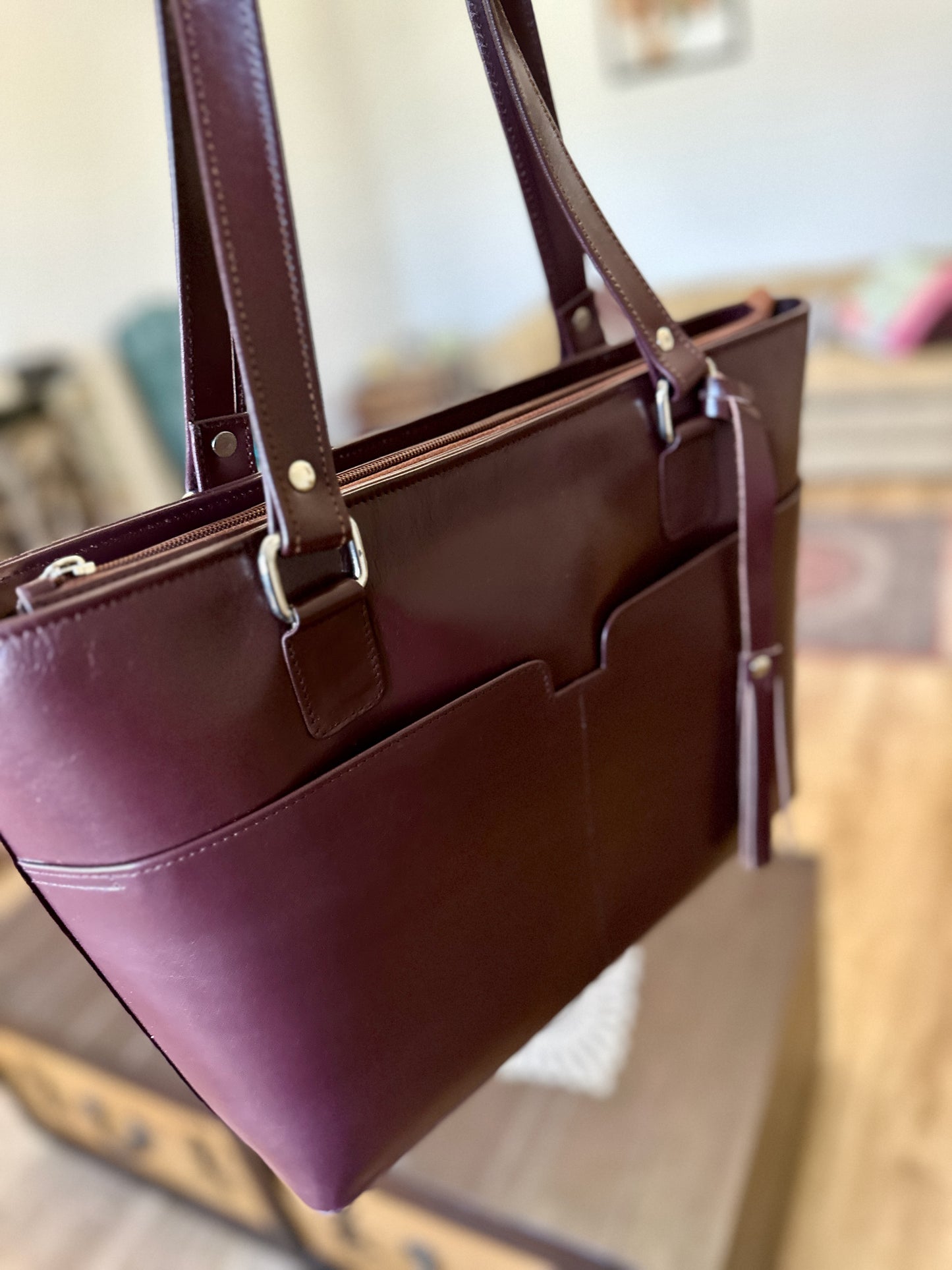 Zipper Tote Bag